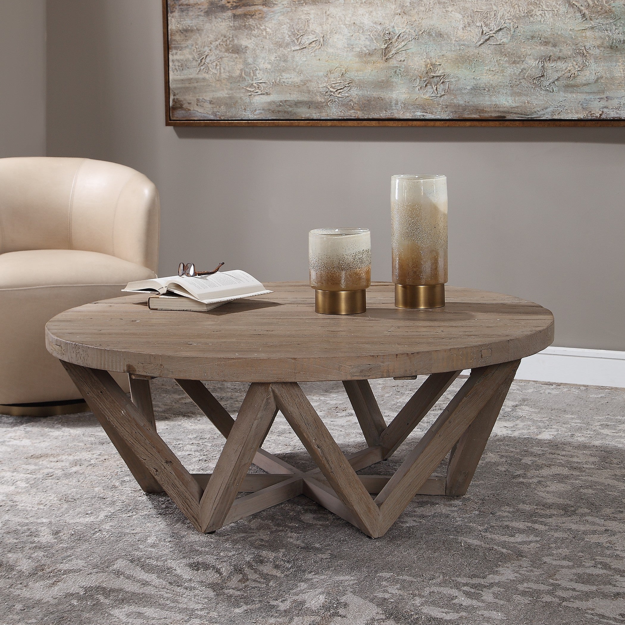 Kendry Reclaimed Wood Coffee Table by Uttermost