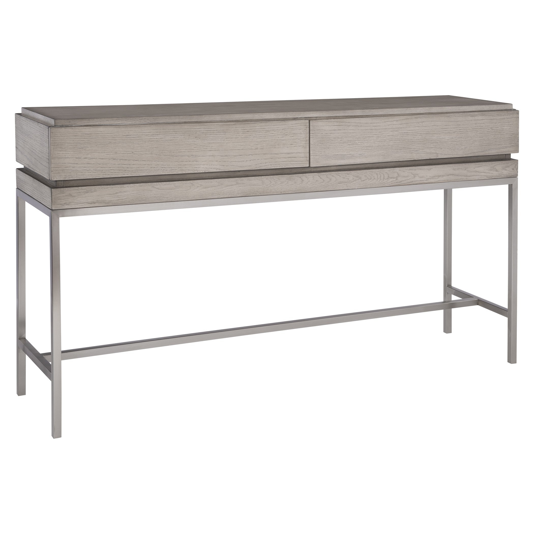Kamala Gray Oak Console Table by Uttermost
