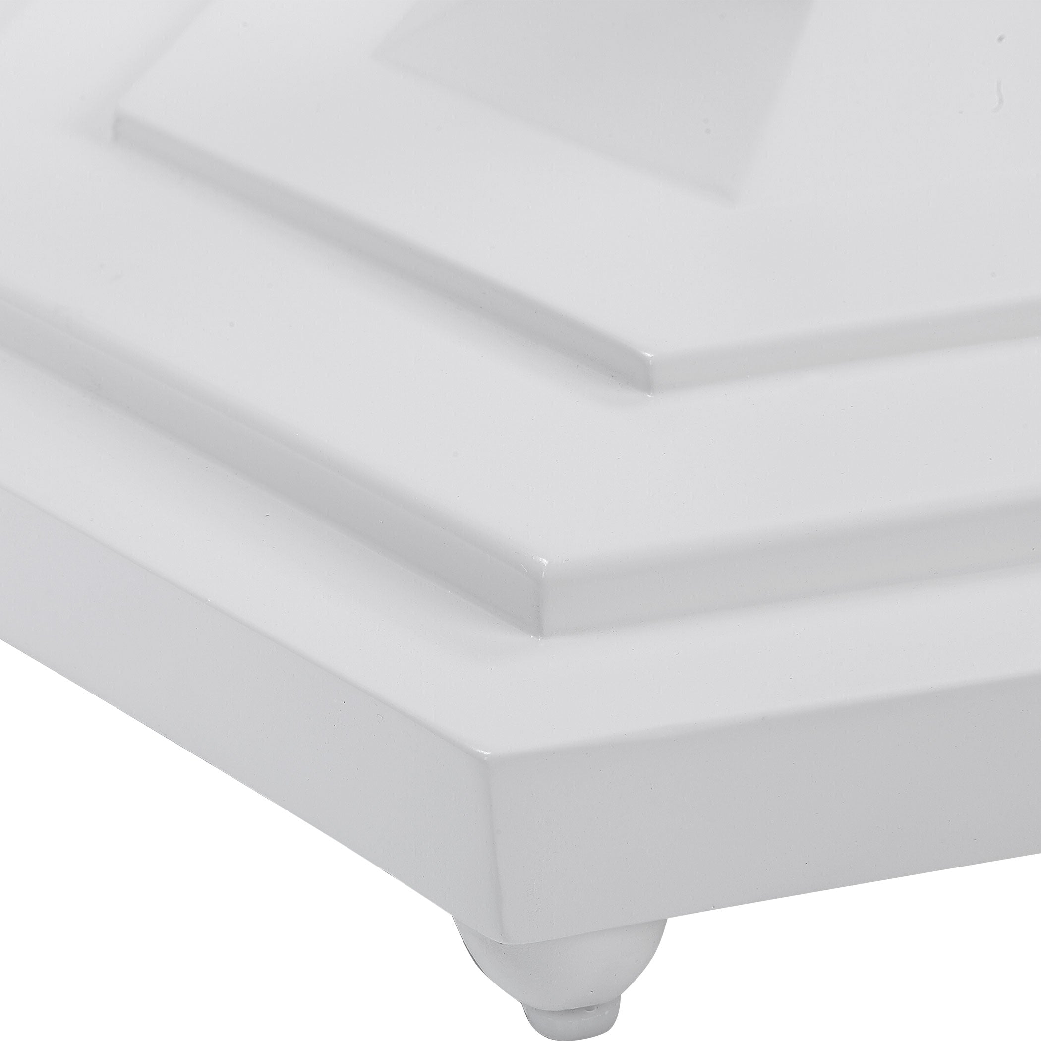 Kabarda White Foyer Table by Uttermost