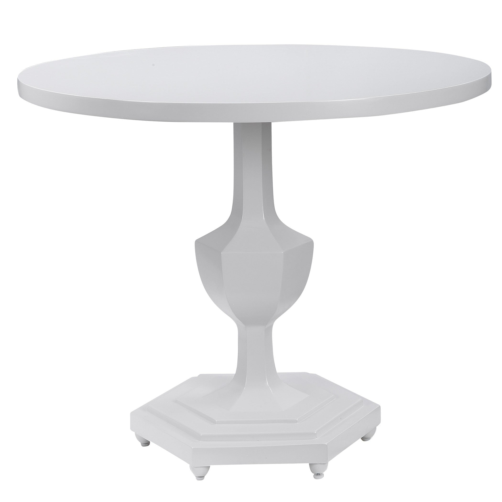 Kabarda White Foyer Table by Uttermost