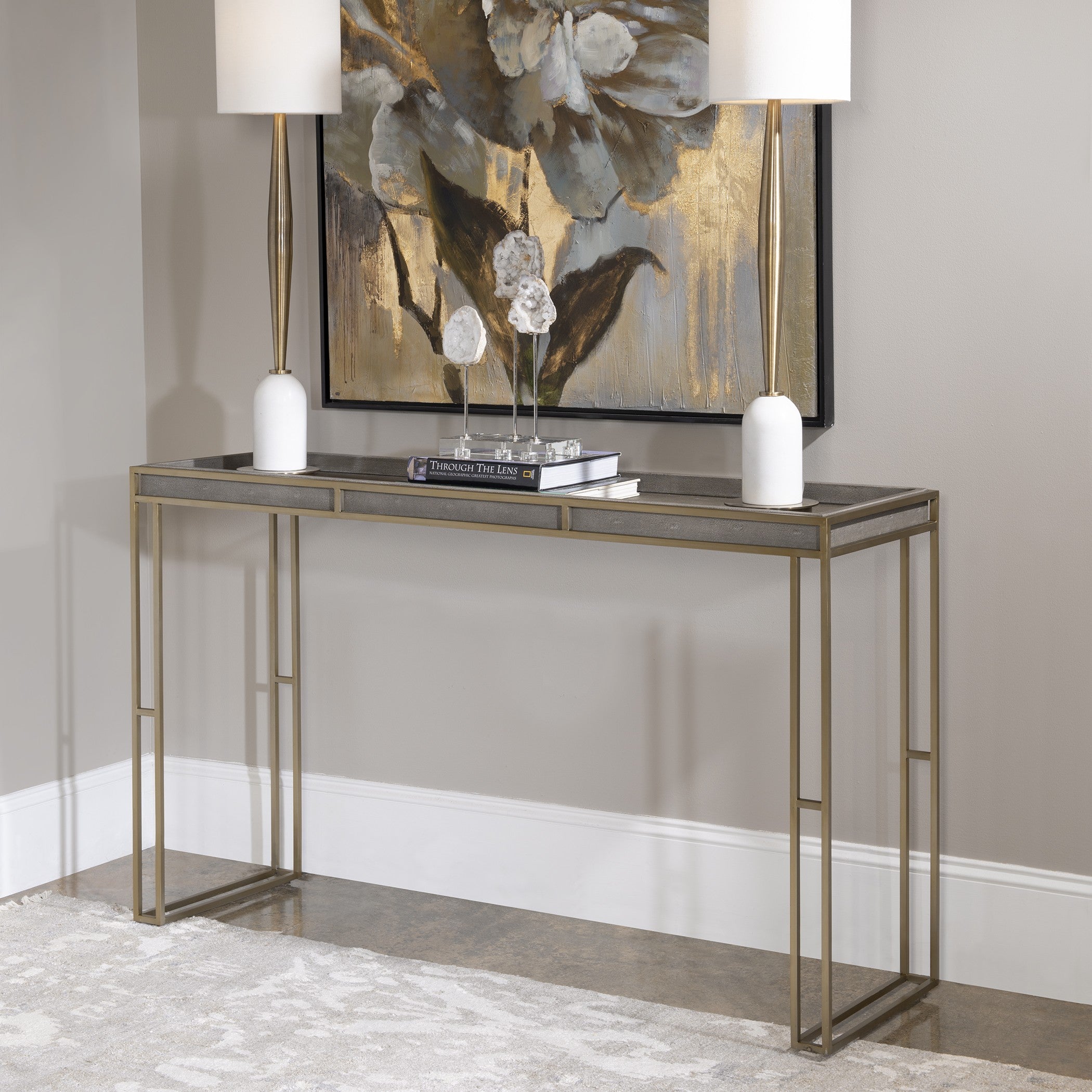 Cardew Modern Console Table by Uttermost