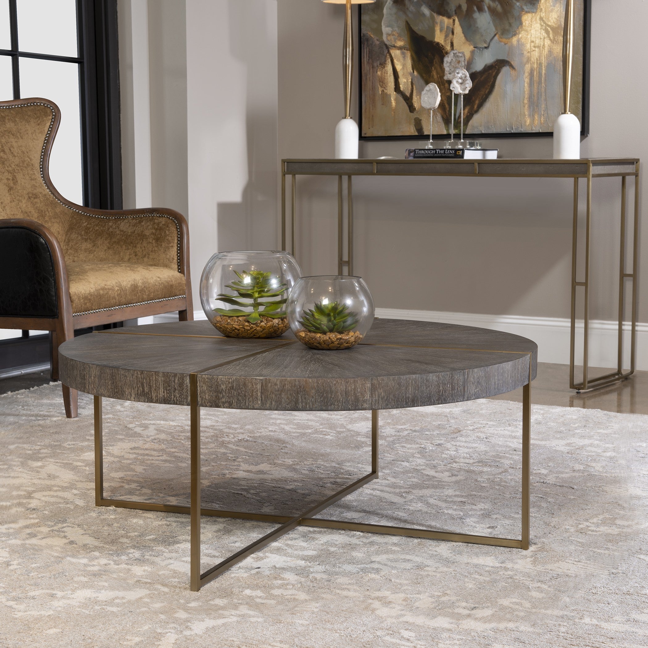 Taja Round Coffee Table by Uttermost