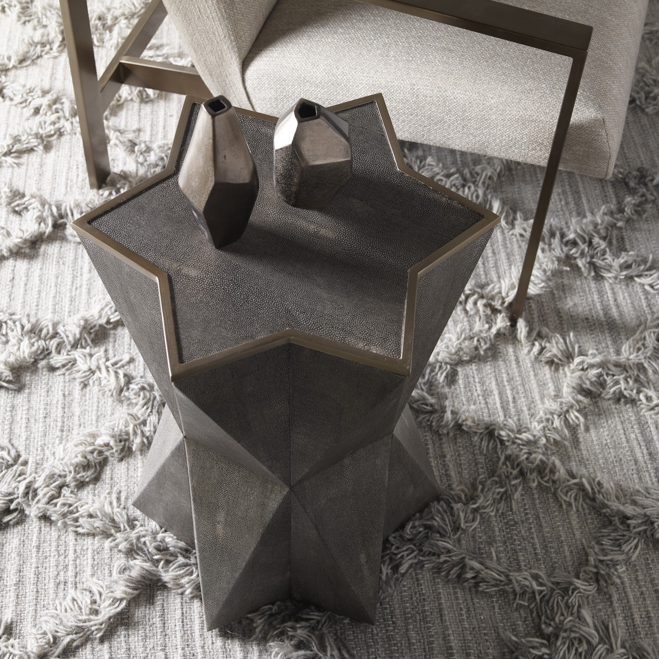 Capella Gray Accent Table by Uttermost
