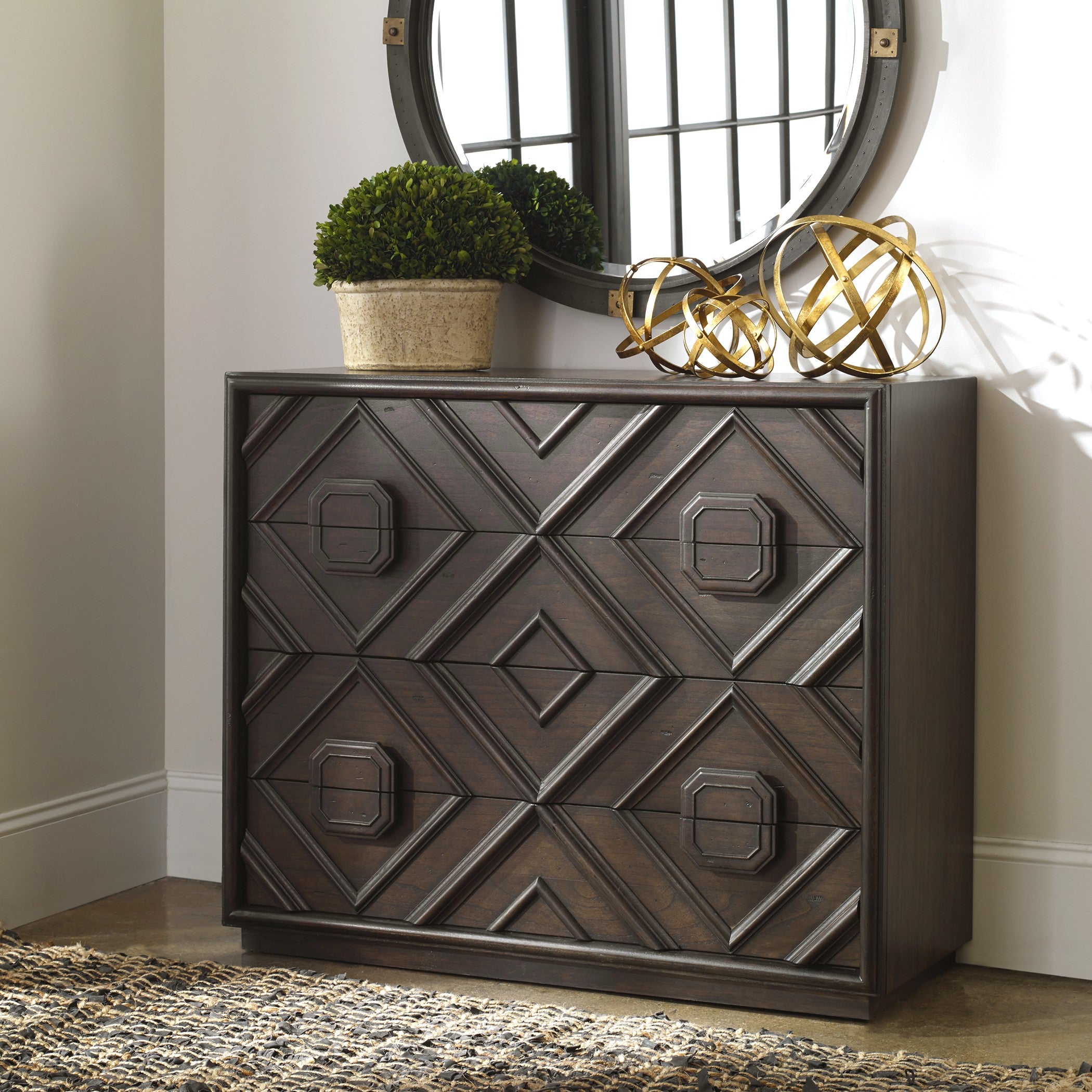 Mindra Drawer Chest by Uttermost