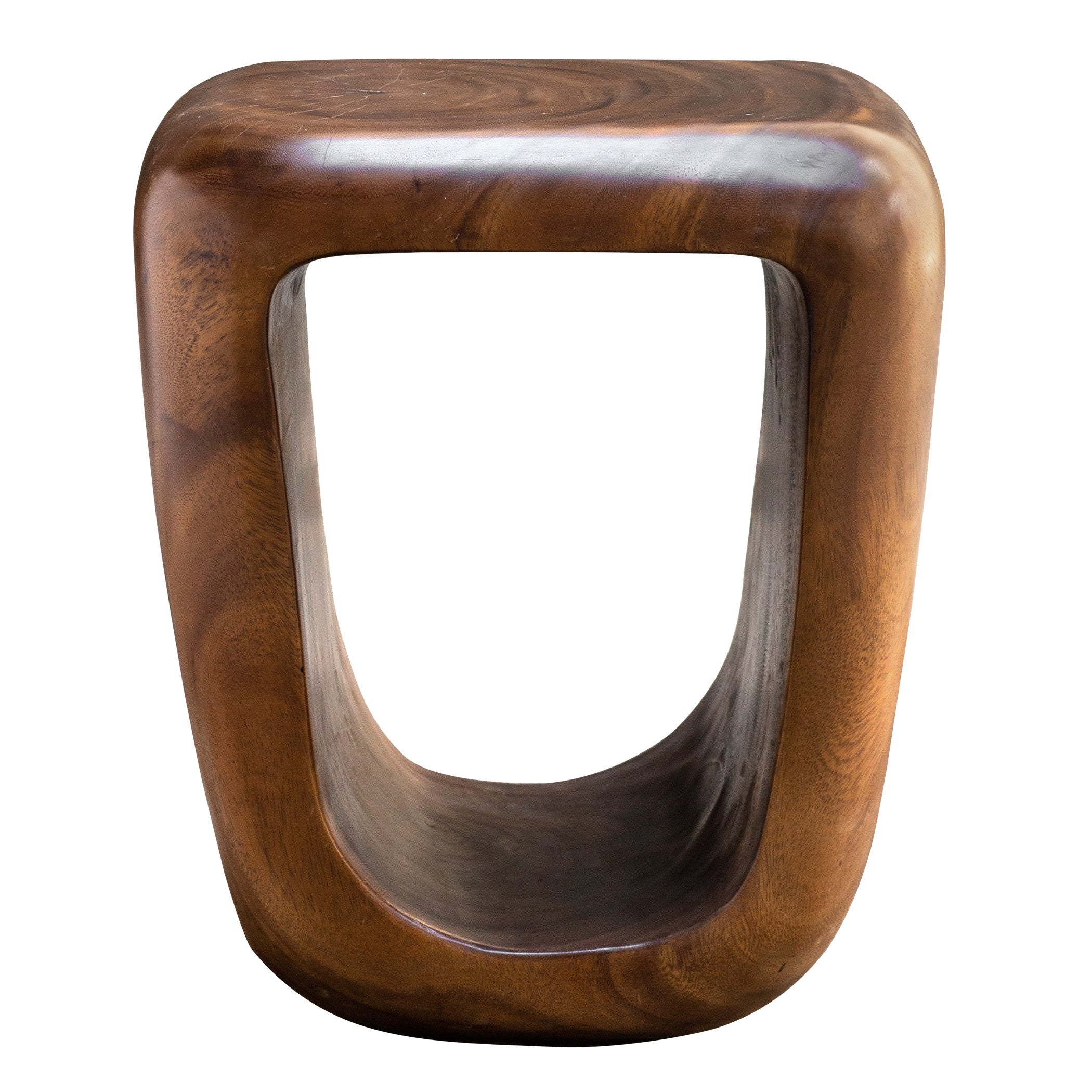 Loophole Wooden Side Table by Uttermost