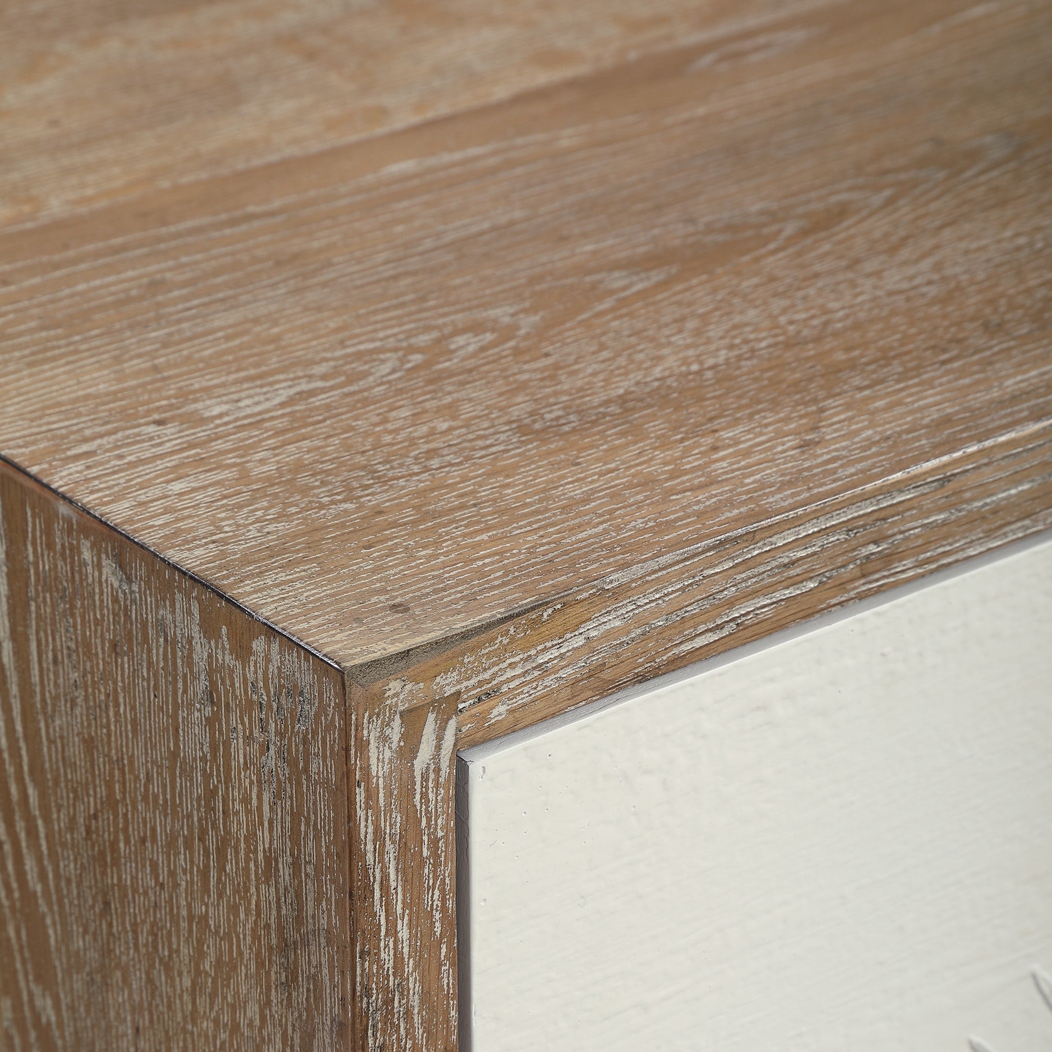 Dani 4 Door White Cabinet by Uttermost