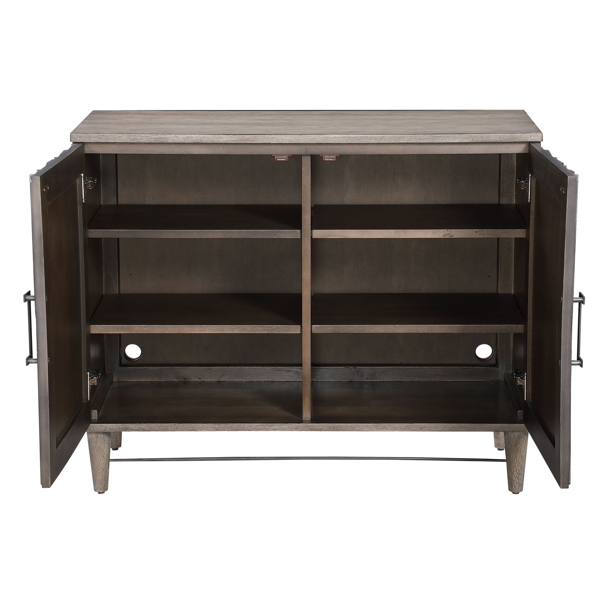 Shield Gray Oak 2 Door Cabinet by Uttermost