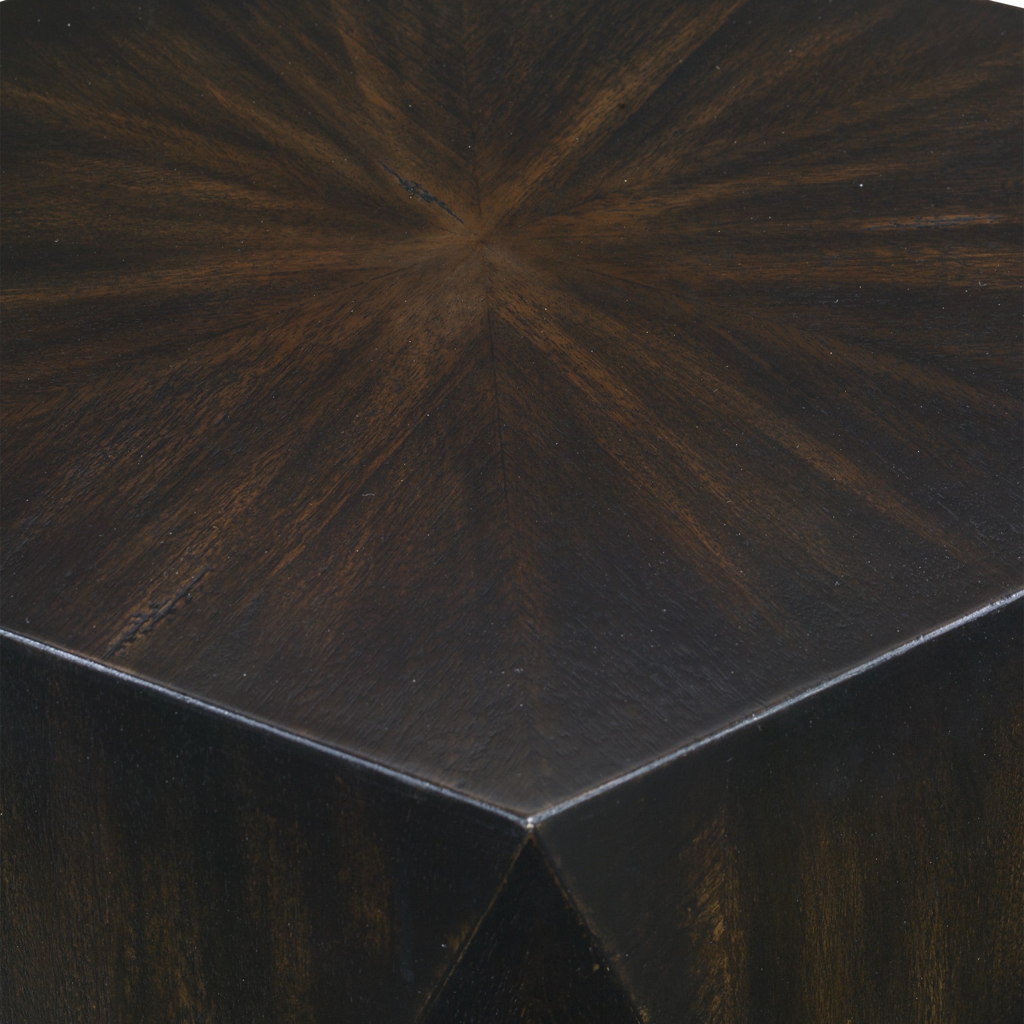 Volker Black Wooden Side Table by Uttermost