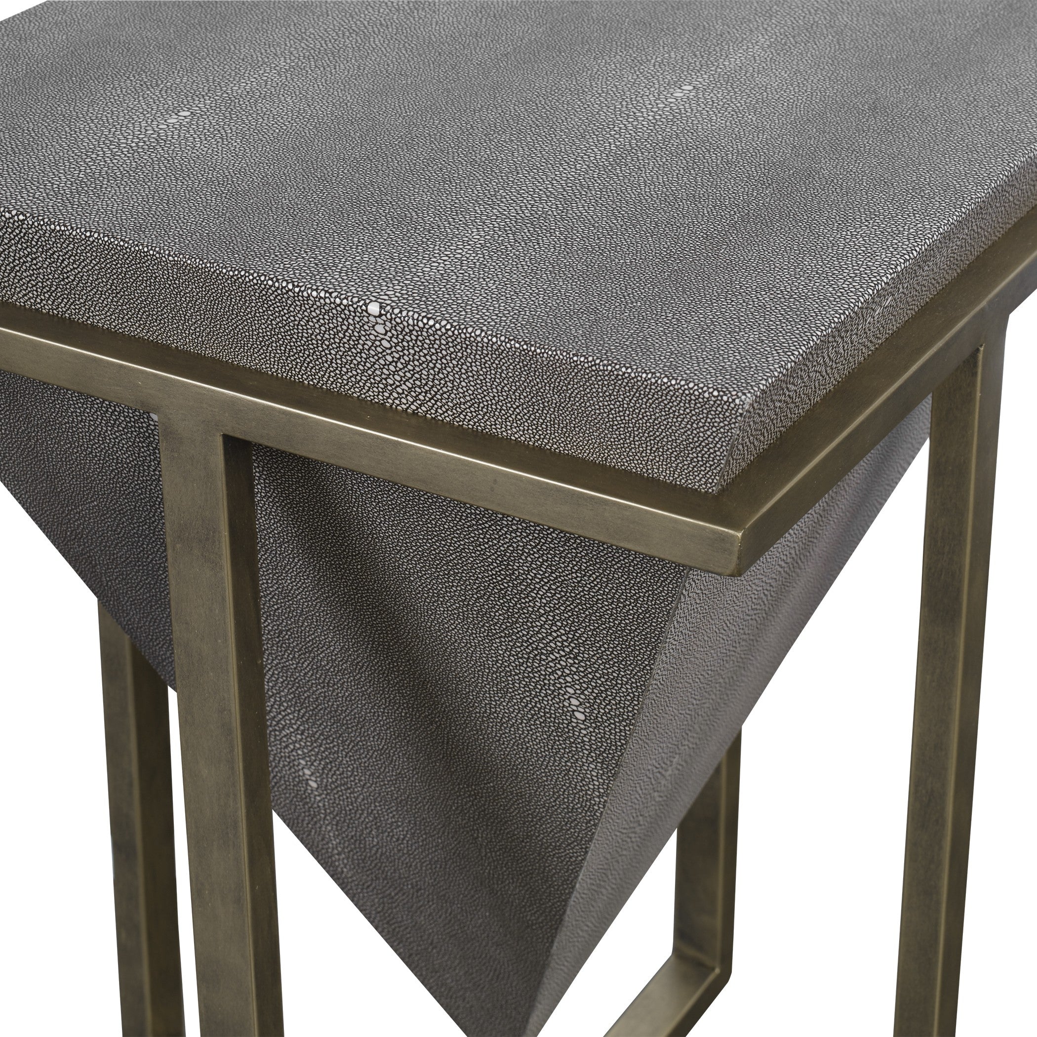 Bertrand Shagreen Accent Table by Uttermost