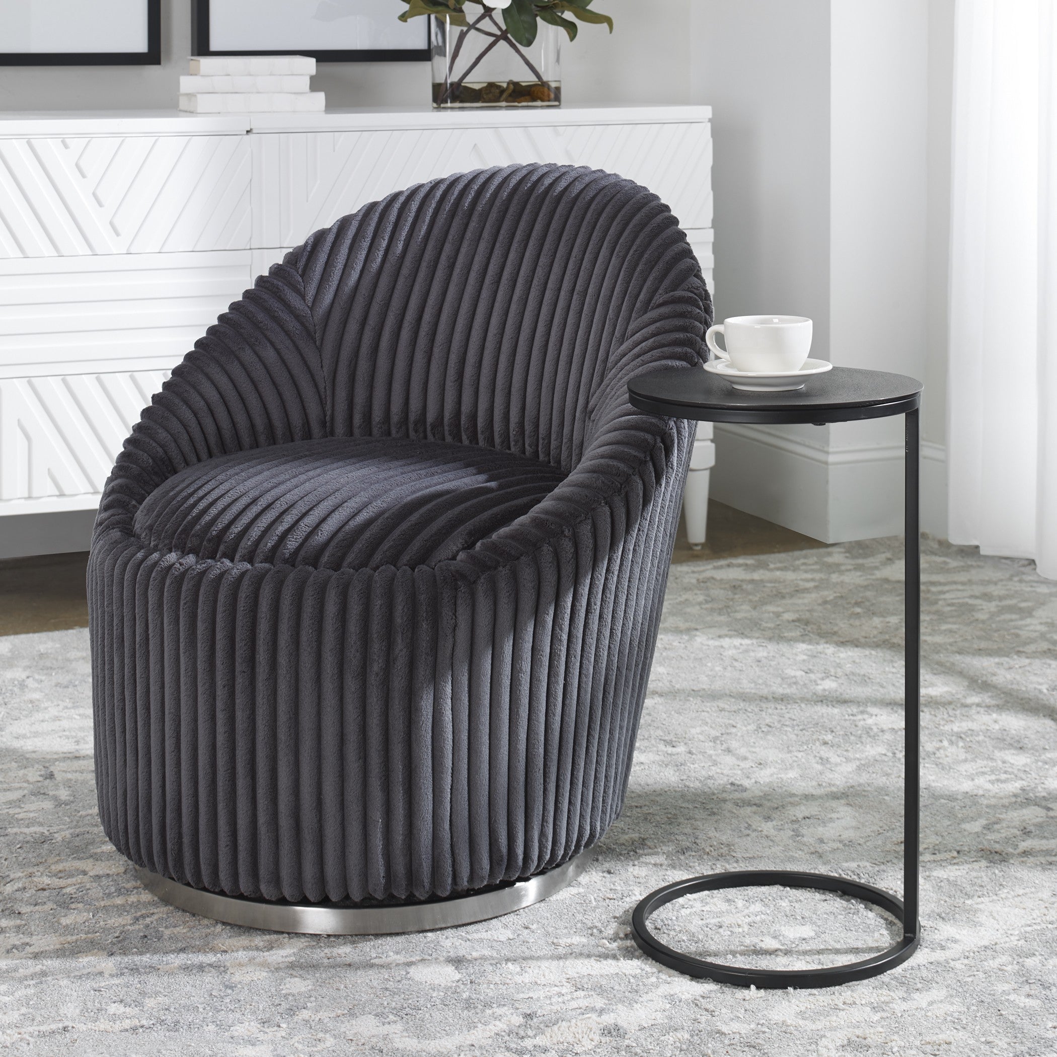Brunei Round Accent Table by Uttermost