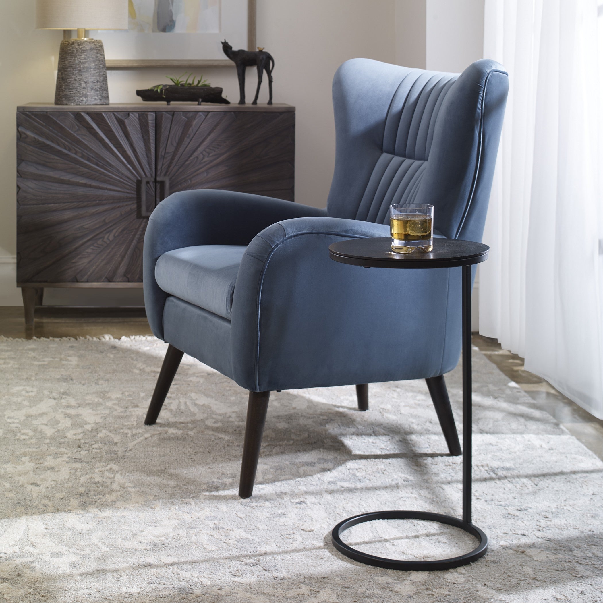 Brunei Round Accent Table by Uttermost
