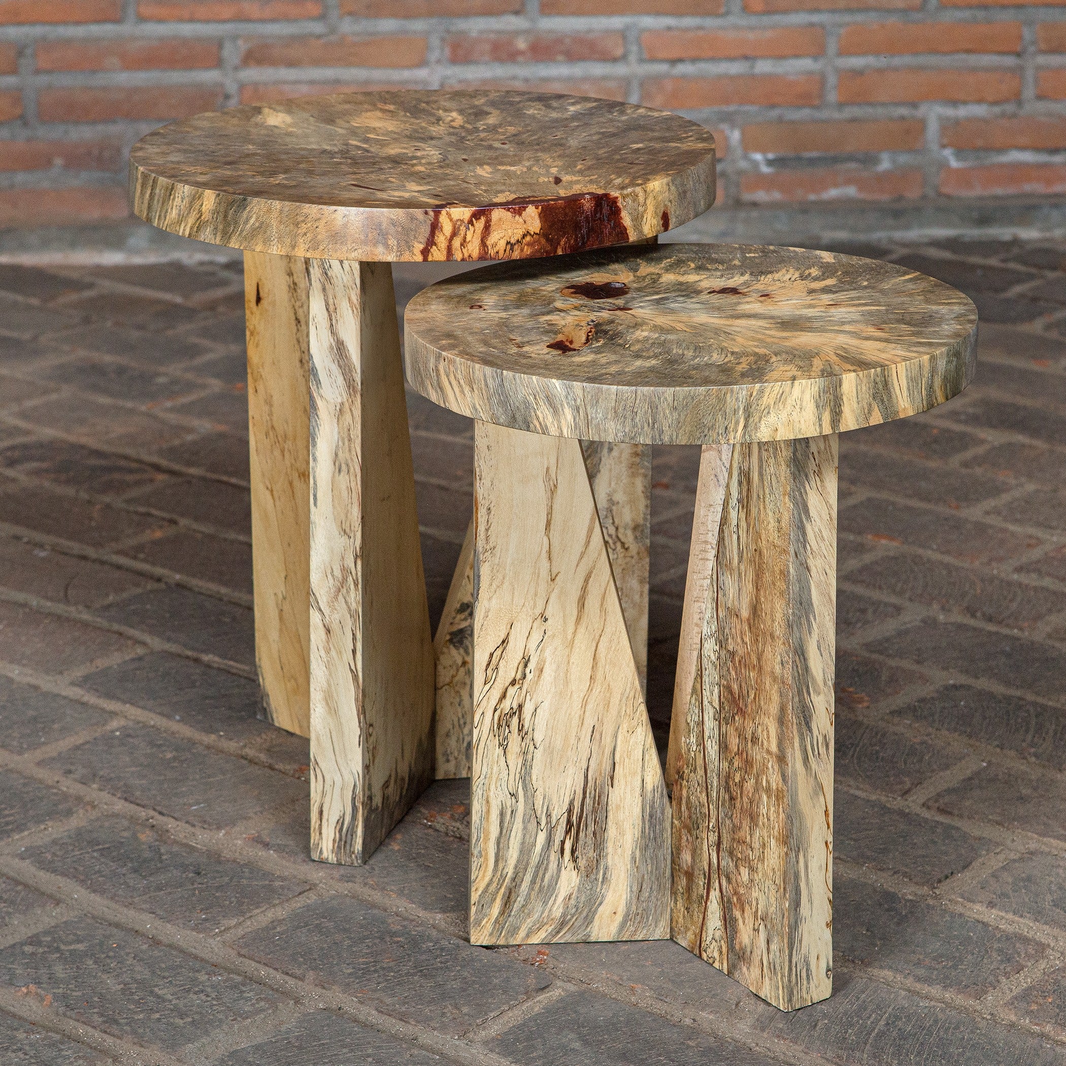 Nadette Natural Nesting Tables - Set of 2 by Uttermost