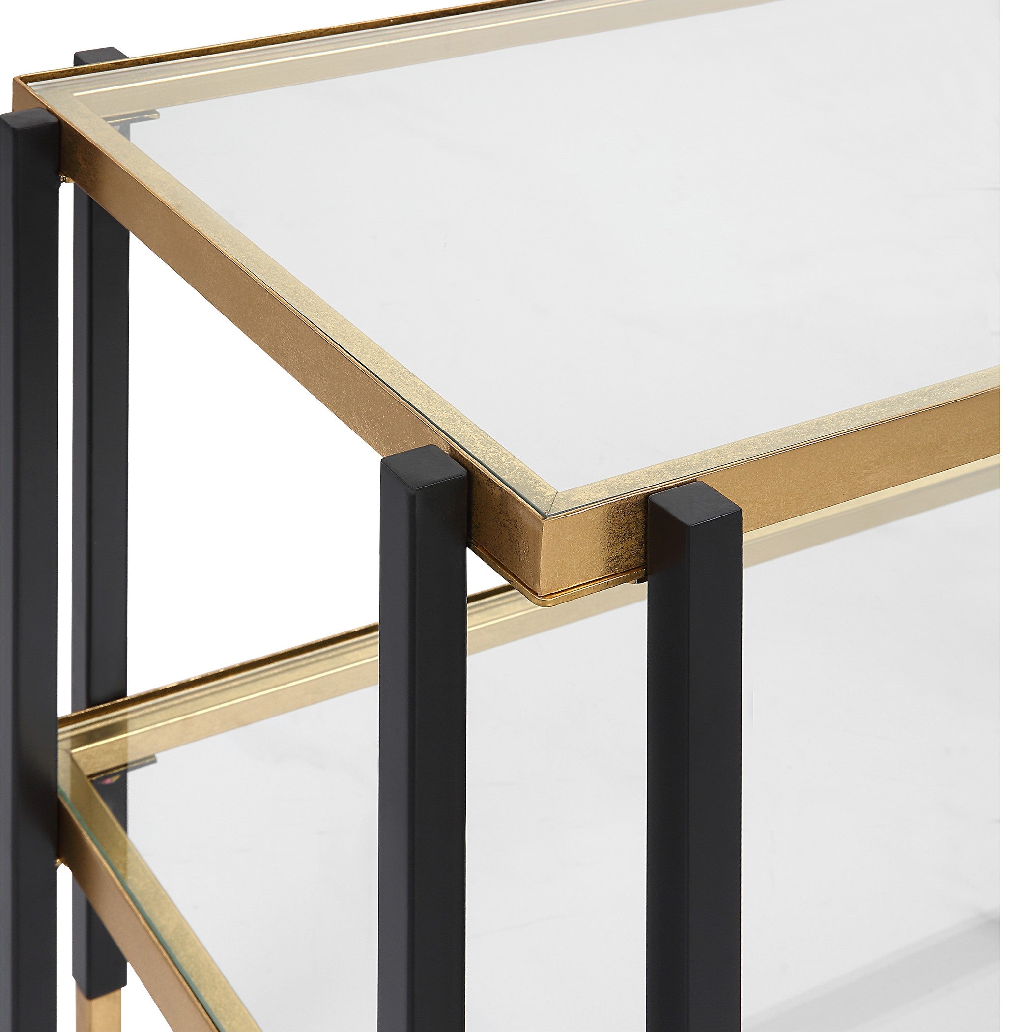 Kentmore Glass Side Table by Uttermost