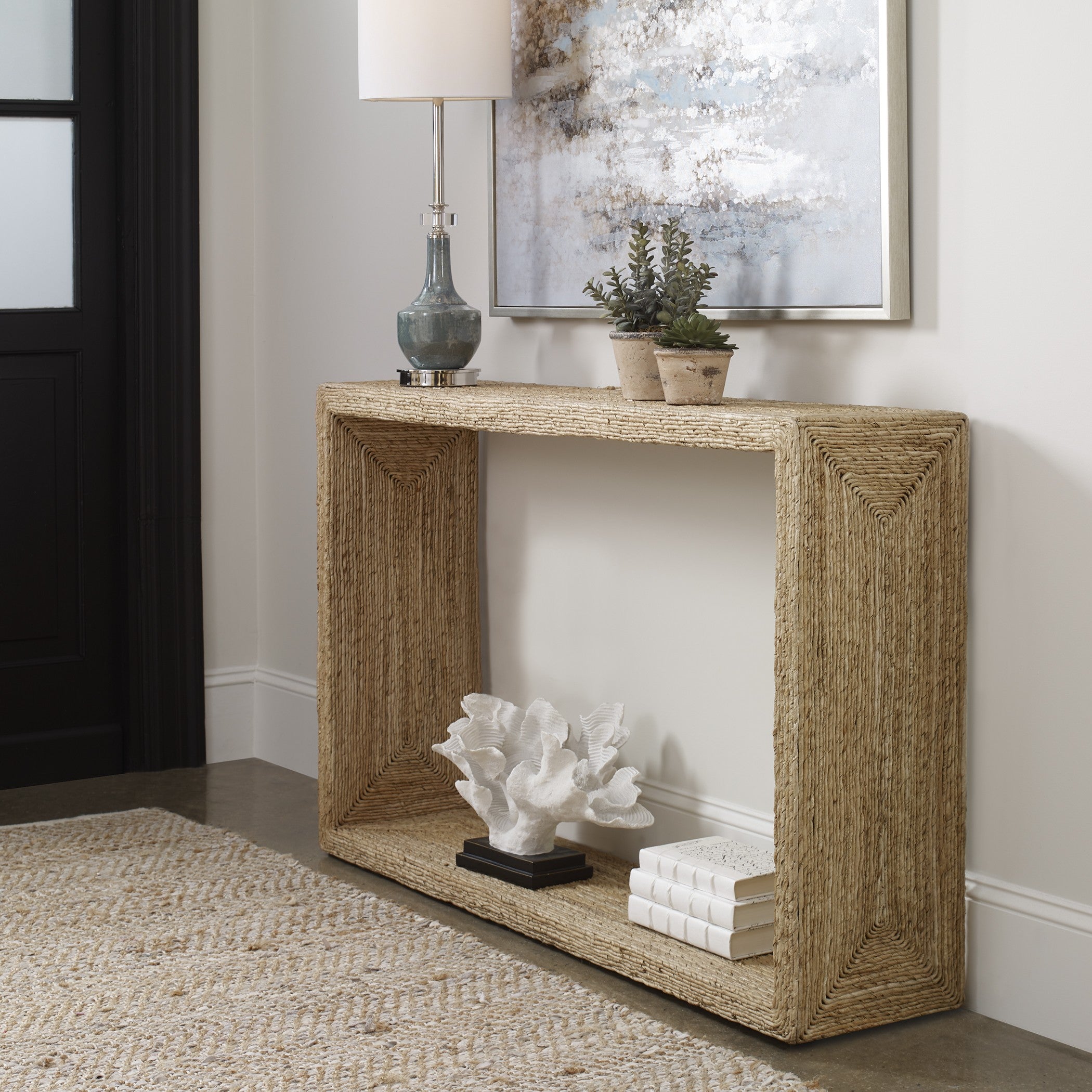 Rora Coastal Console Table by Uttermost