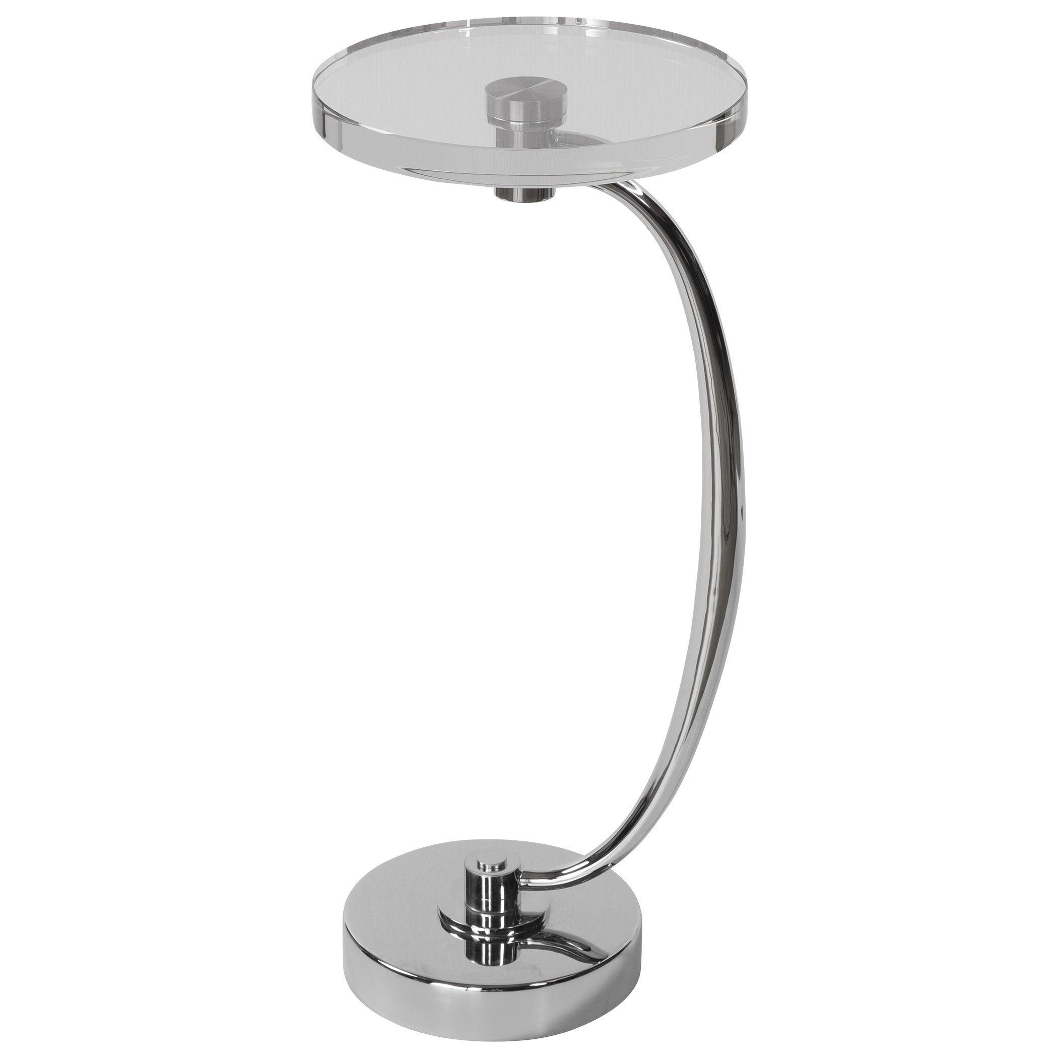 Waveney Nickel Drink Table by Uttermost