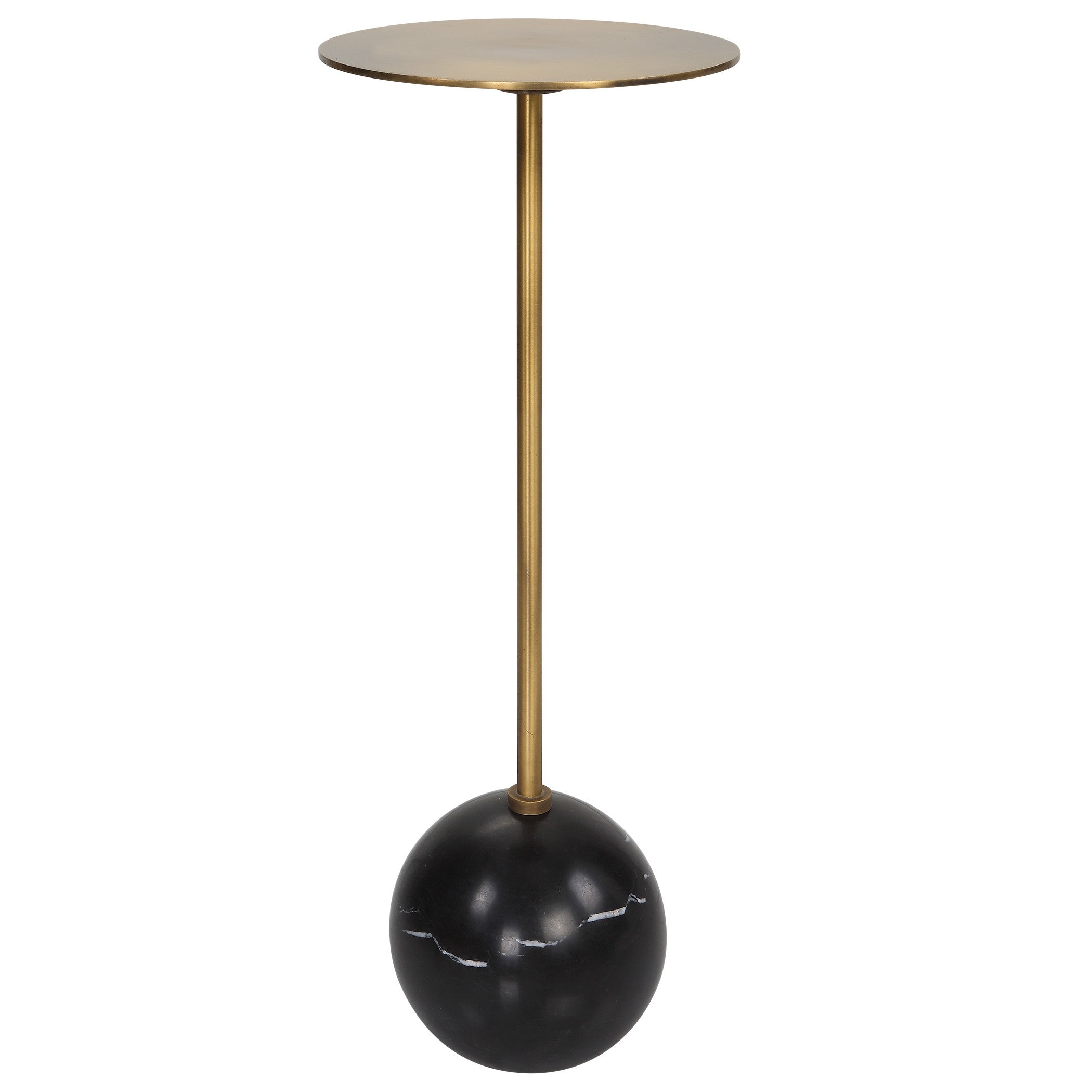Gimlet Brass Drink Table by Uttermost