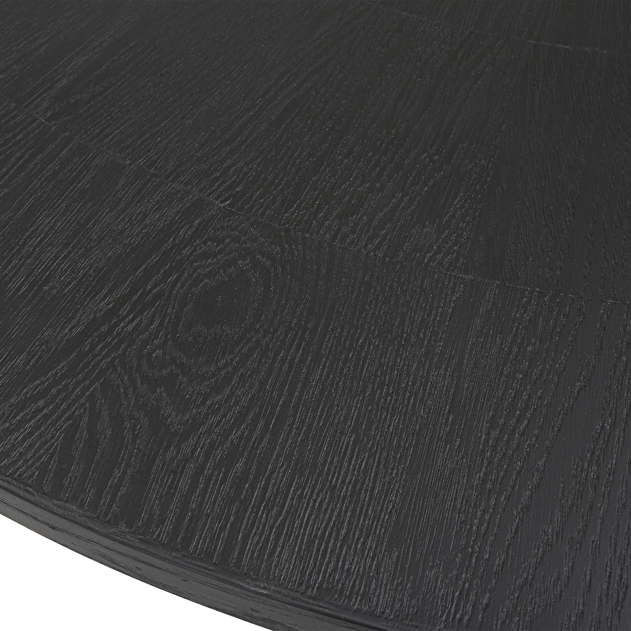 Gidran Round Black Dining Table by Uttermost