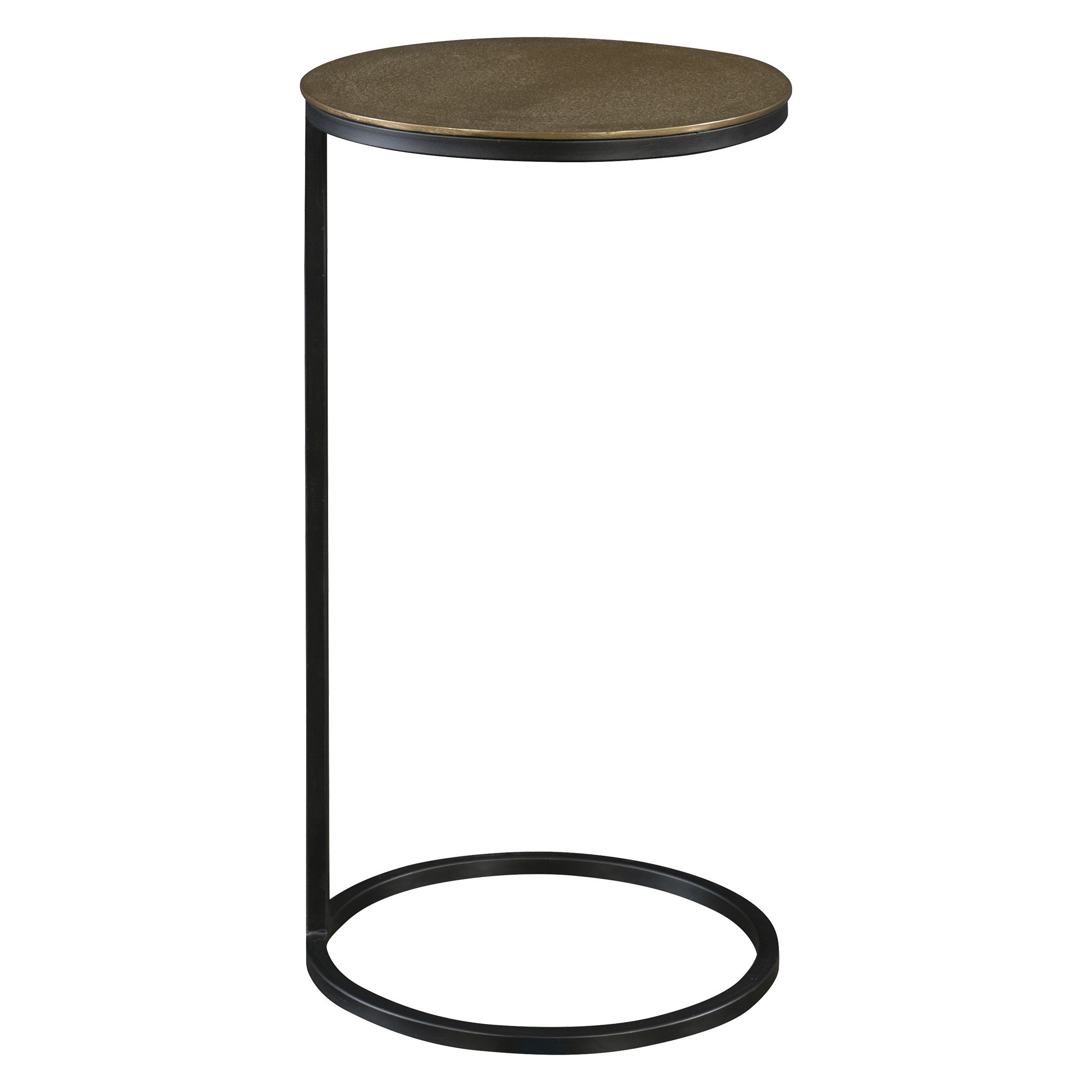 Brunei Gold Accent/Drink Table by Uttermost