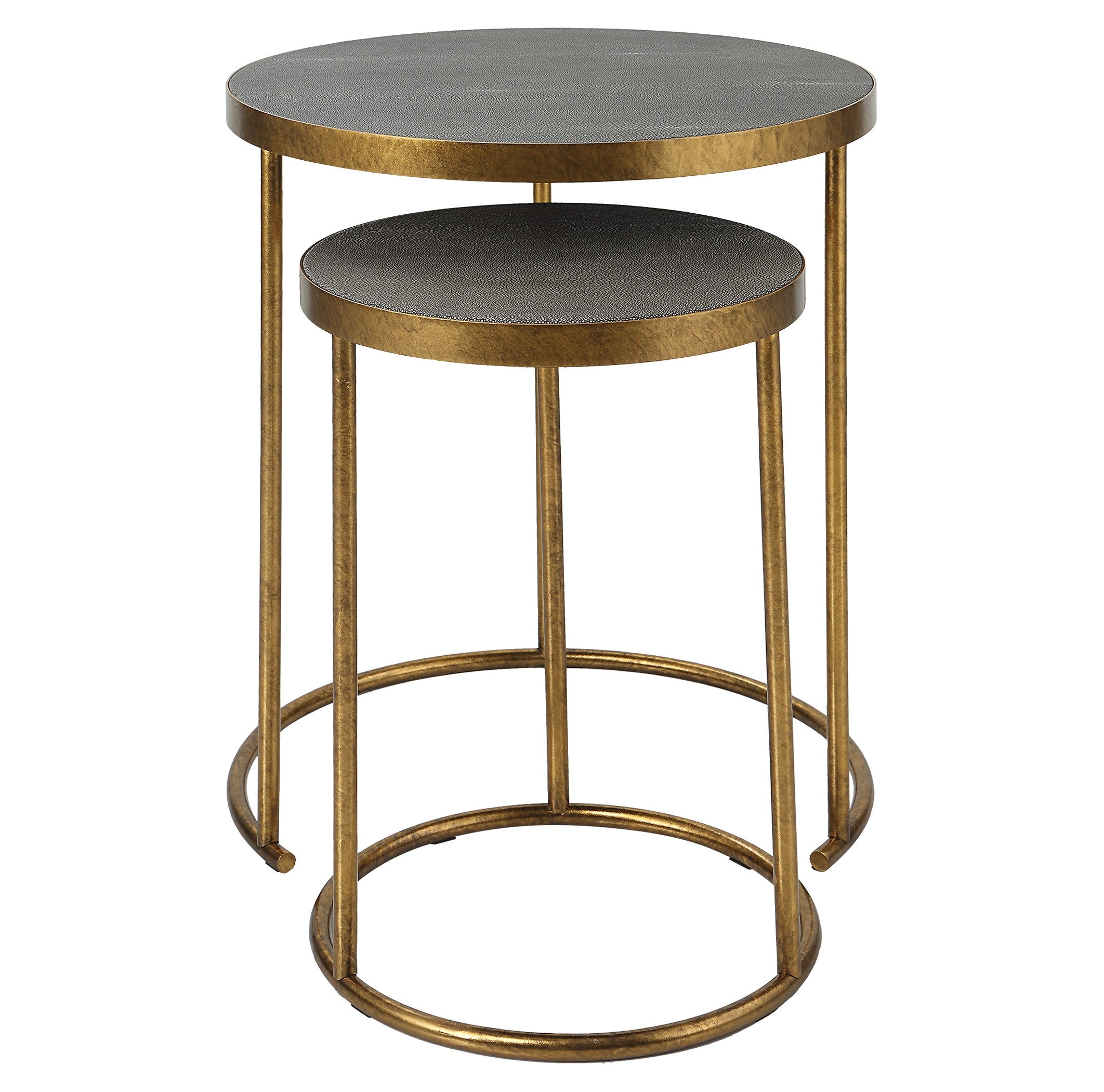 Aragon Brass Nesting Tables - Set of 2 by Uttermost