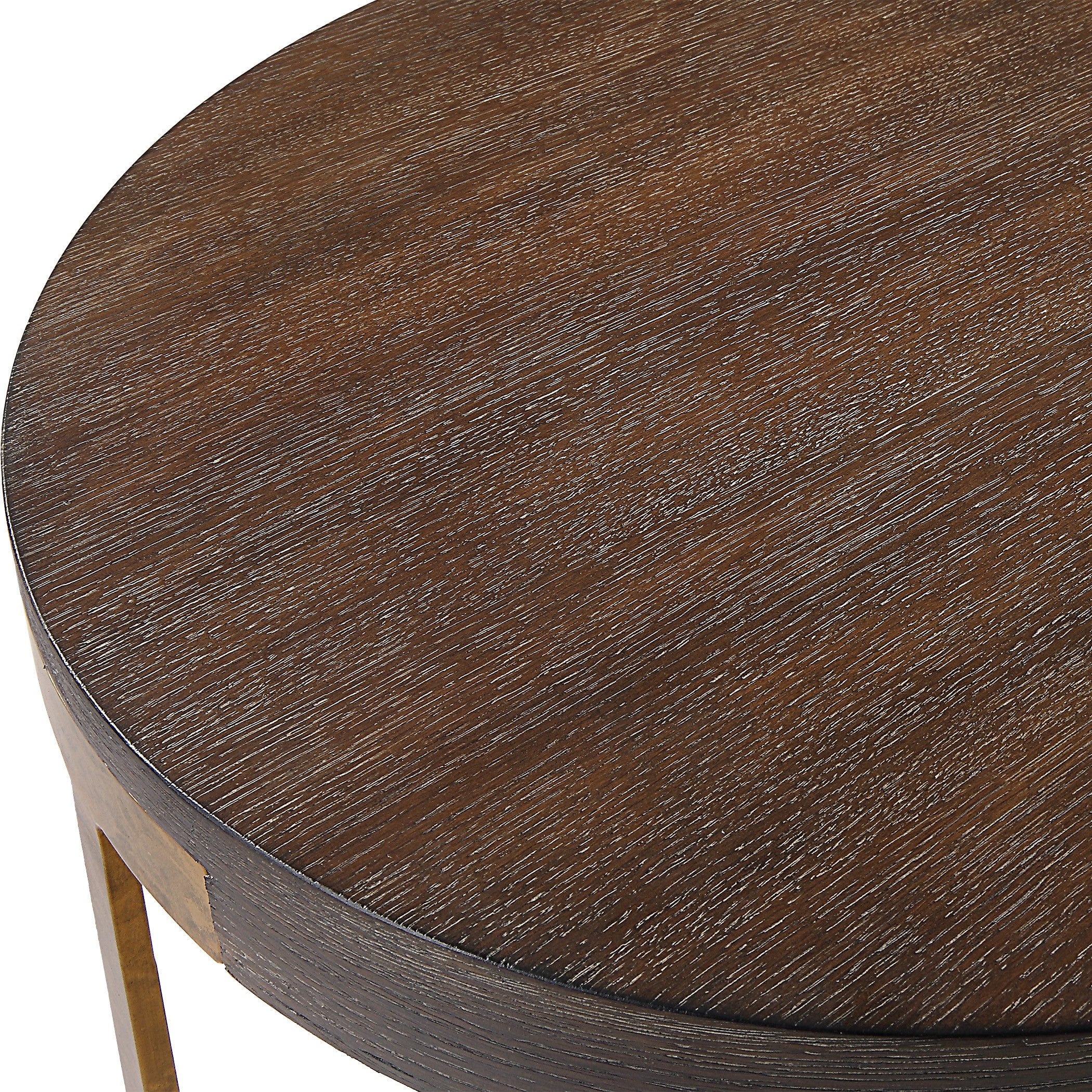 Palisade Round Wood Side Table by Uttermost