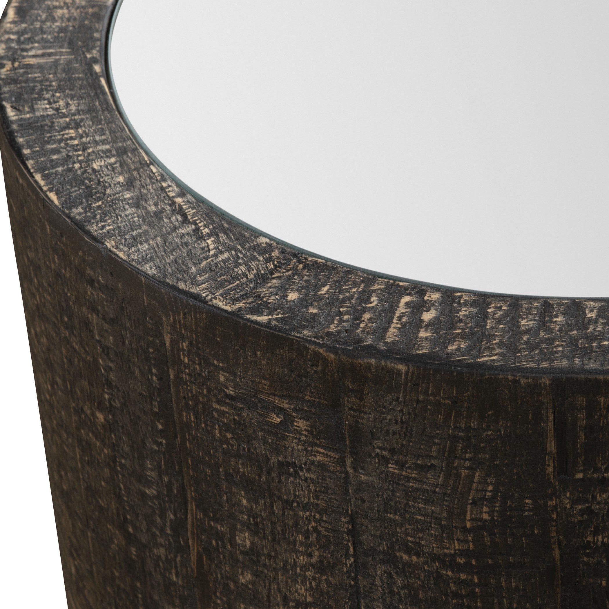 Sequoia Mirrored Drum Table by Uttermost
