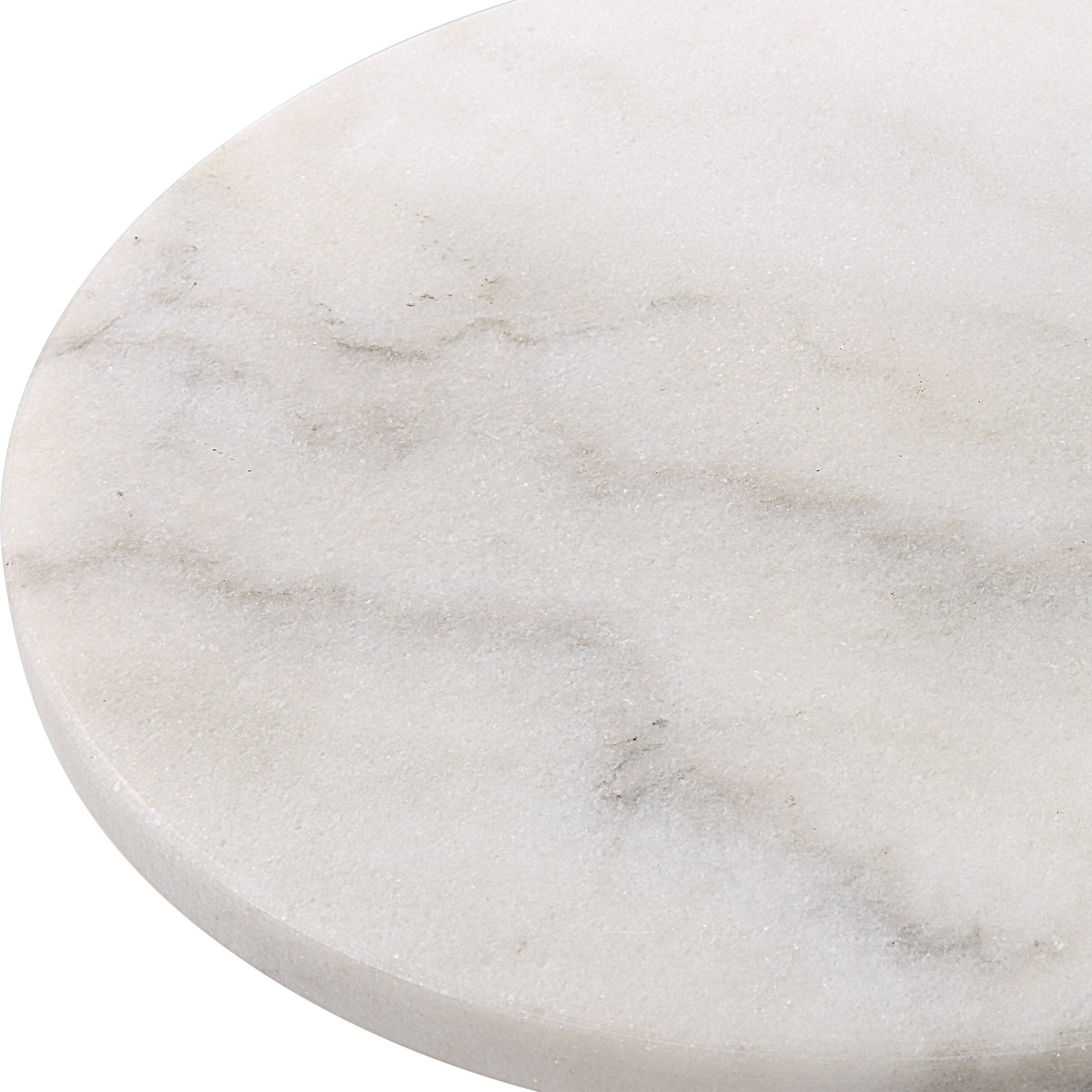 Puritan White Marble Drink Table by Uttermost