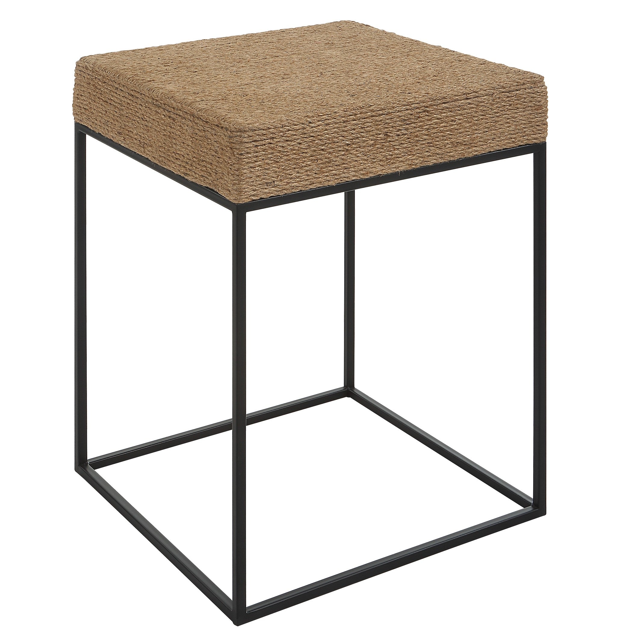 Laramie Rustic Rope Accent Table by Uttermost