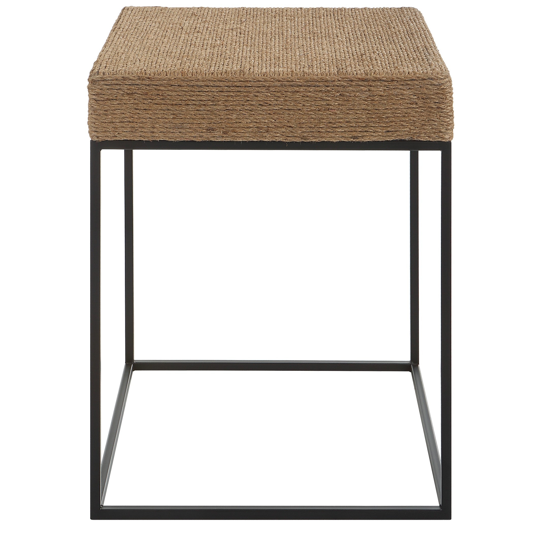 Laramie Rustic Rope Accent Table by Uttermost