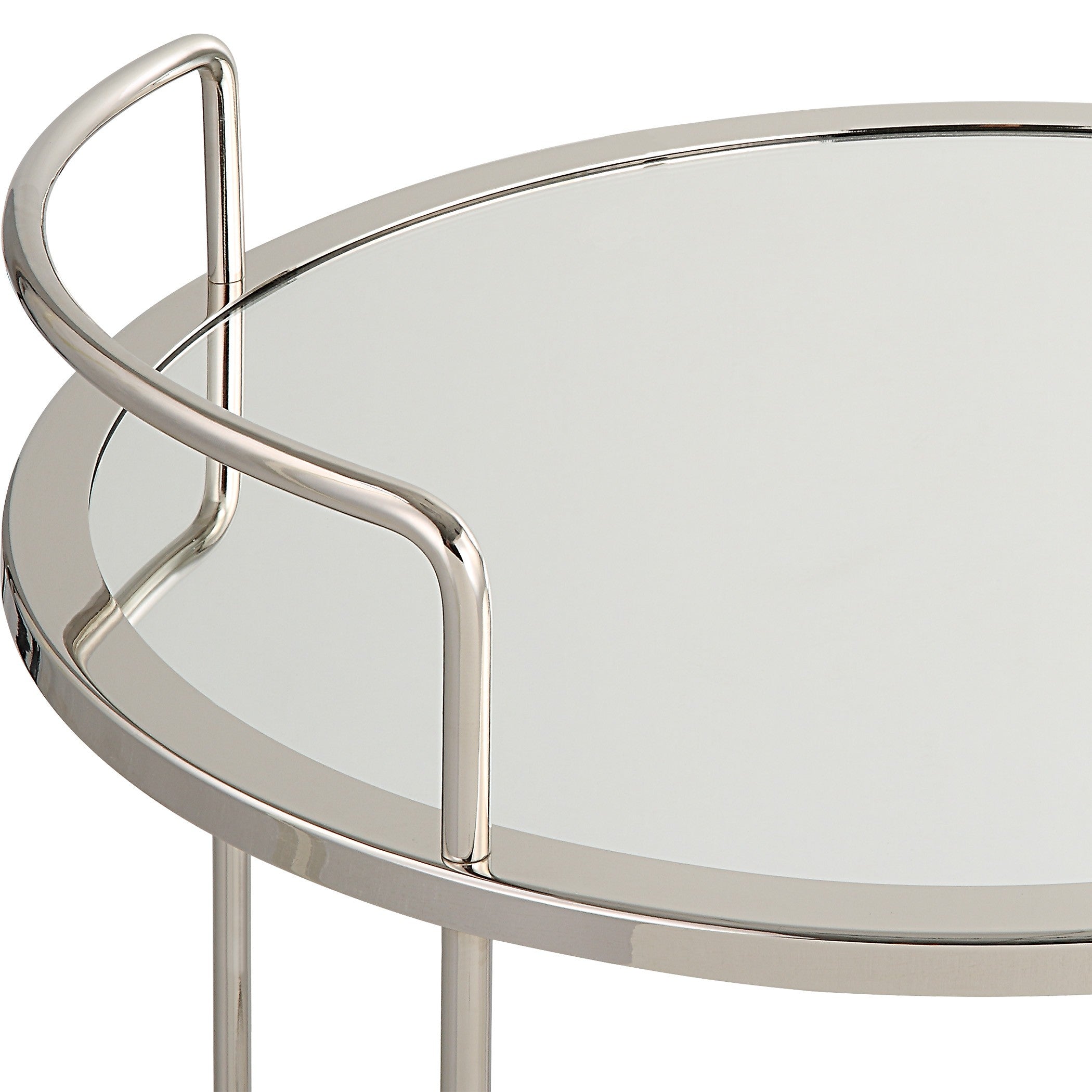 Spritz Chrome Bar Cart by Uttermost