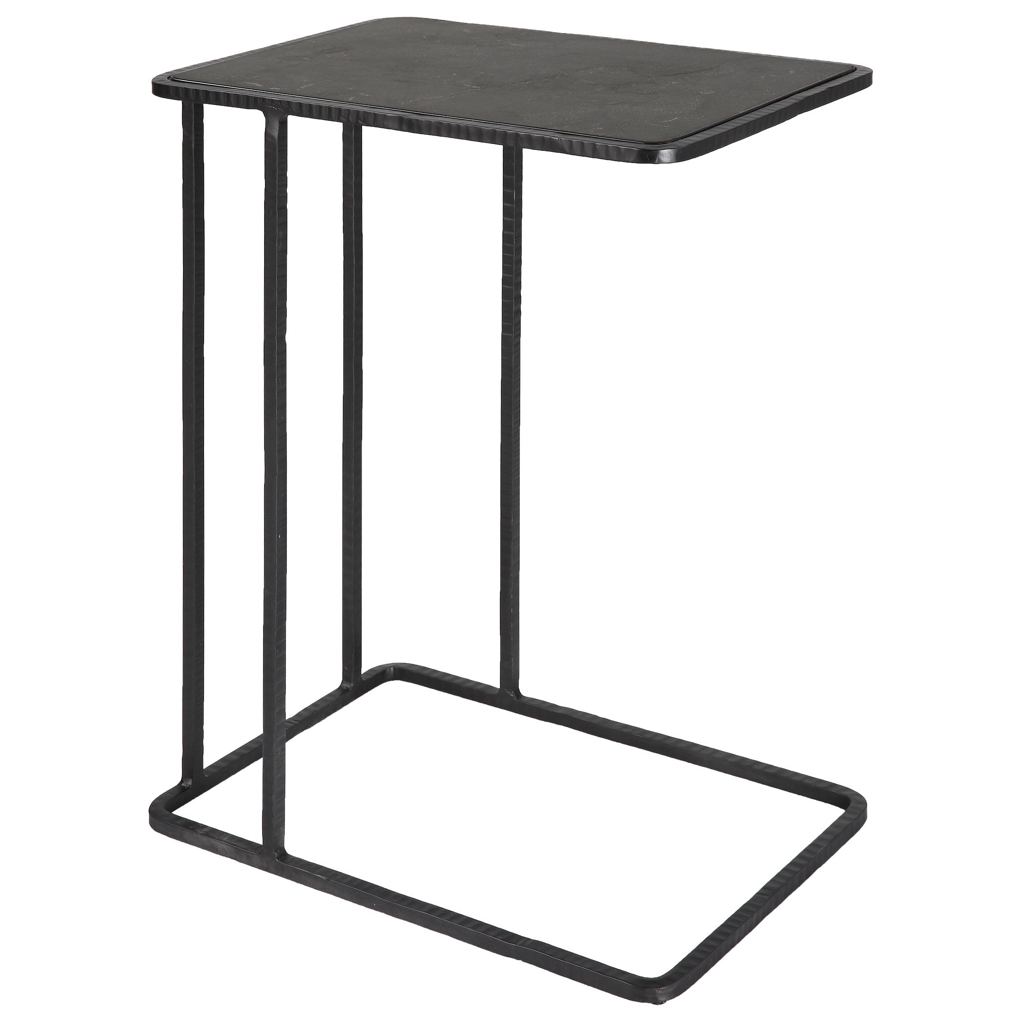 Cavern Stone & Iron Accent Table by Uttermost