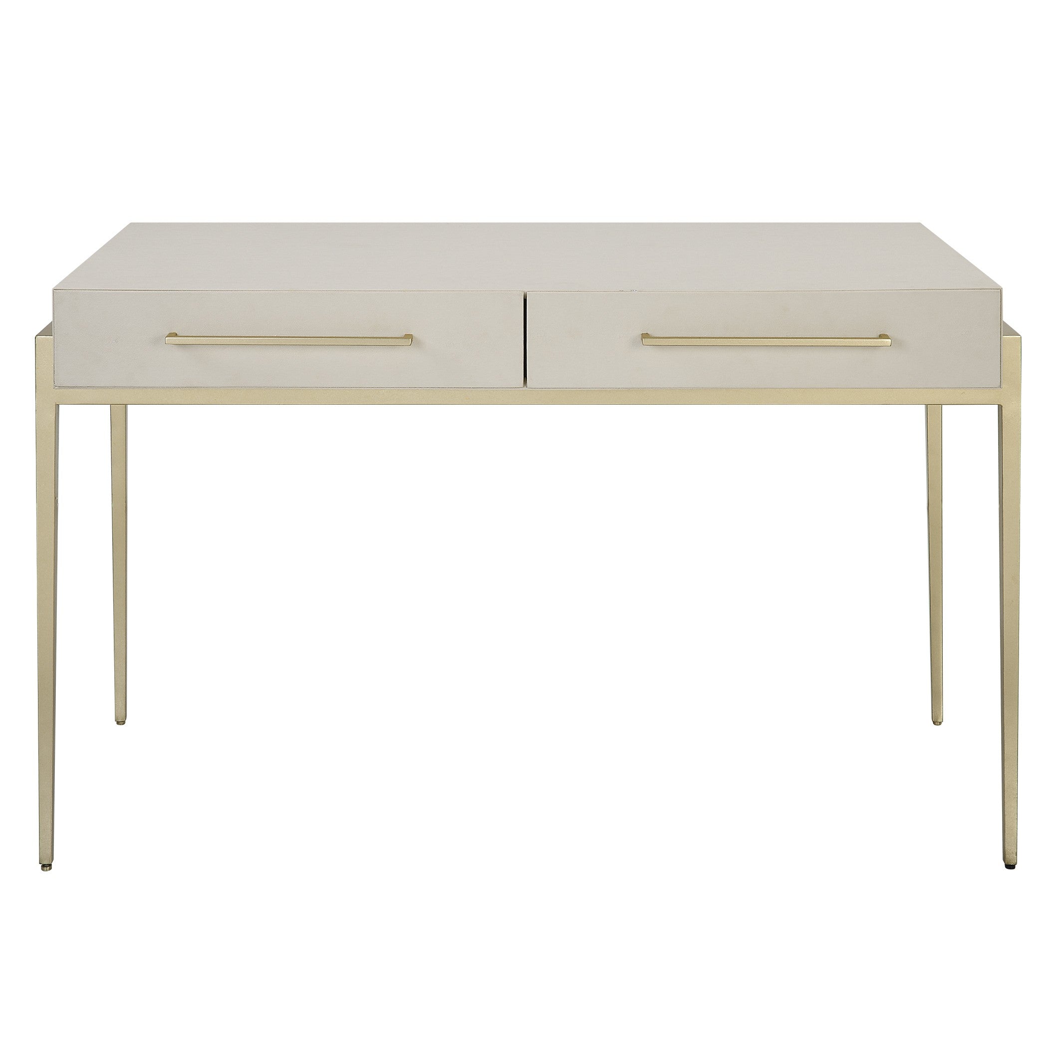 Jewel Modern Desk in White by Uttermost
