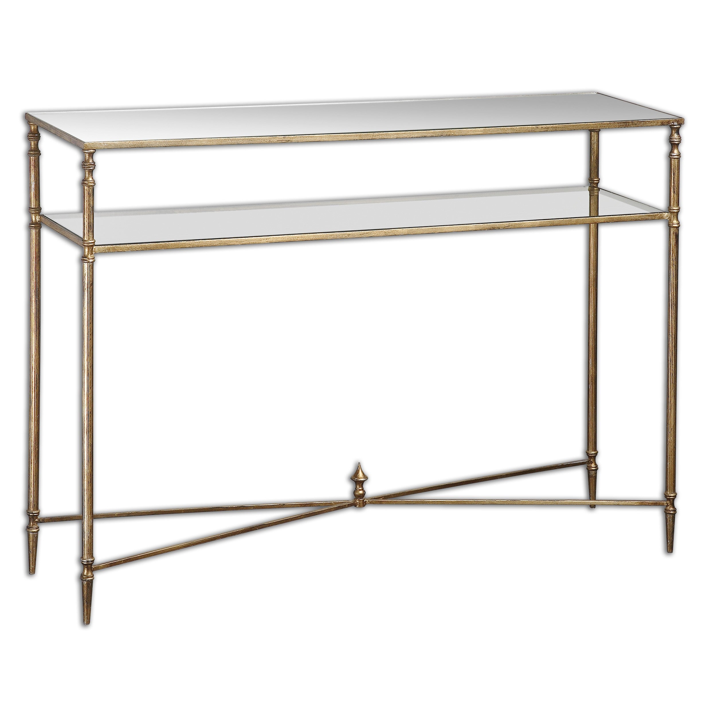 Henzler Mirrored Glass Console Table by Uttermost