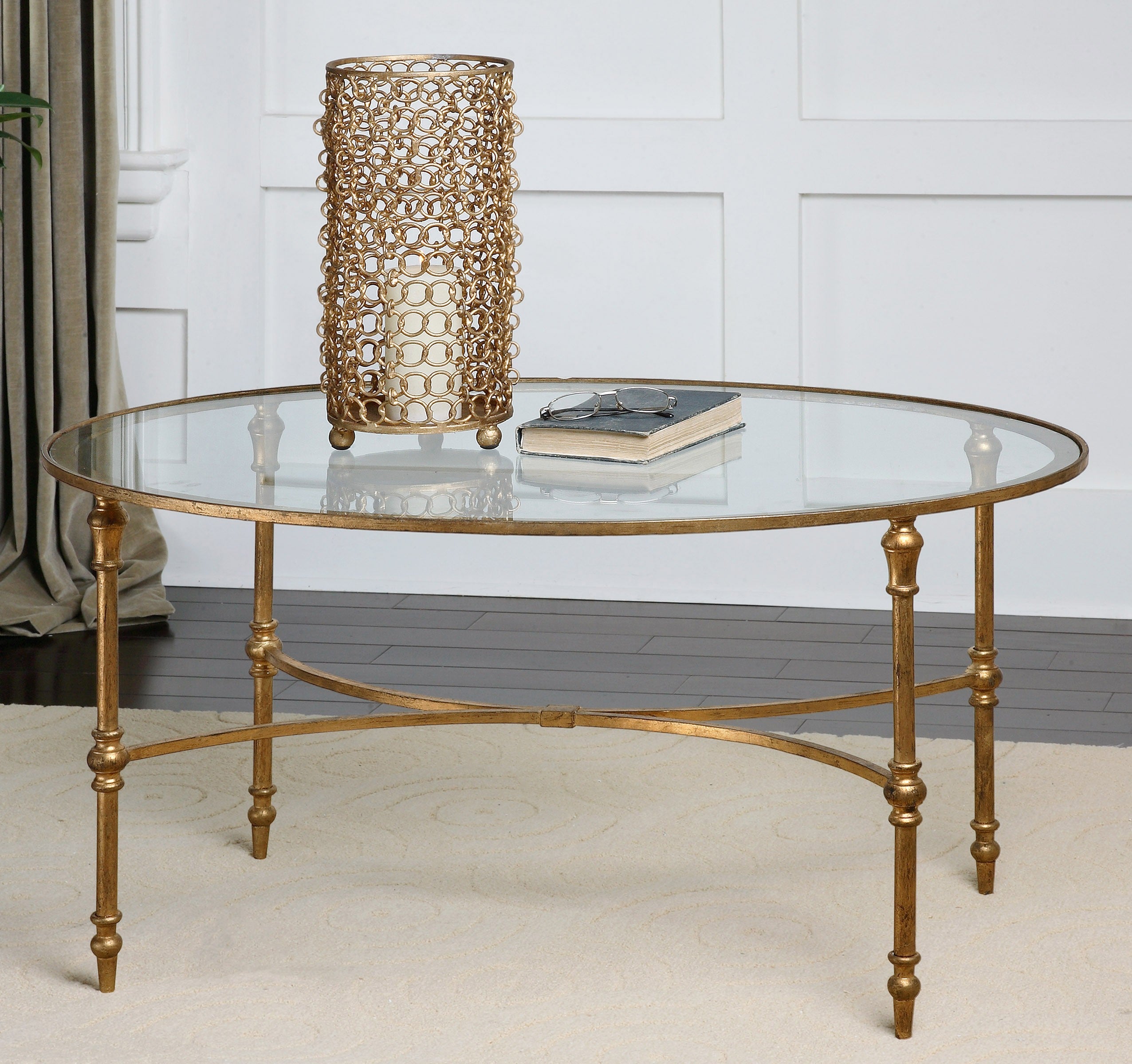 Vitya Glass Coffee Table by Uttermost