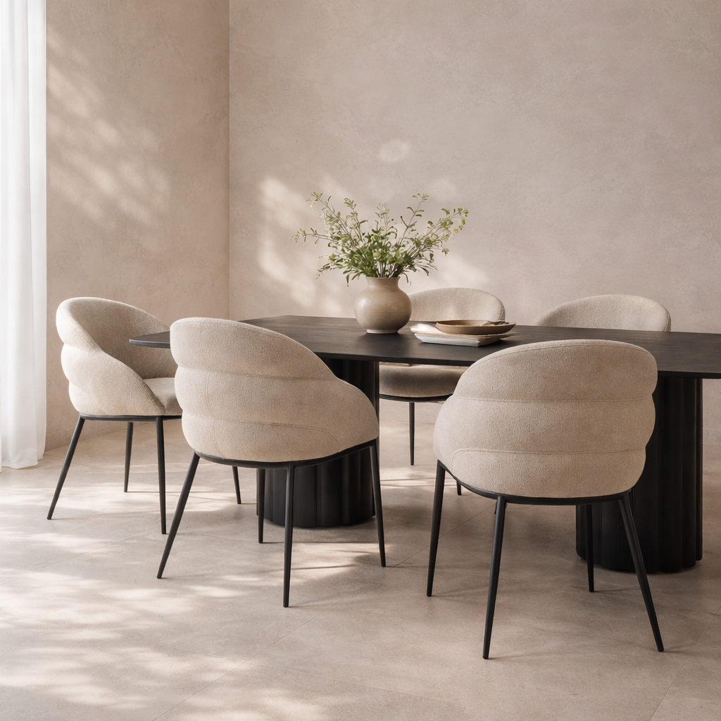 Mayer Embley Cream Dining Chair by Tommy Franks