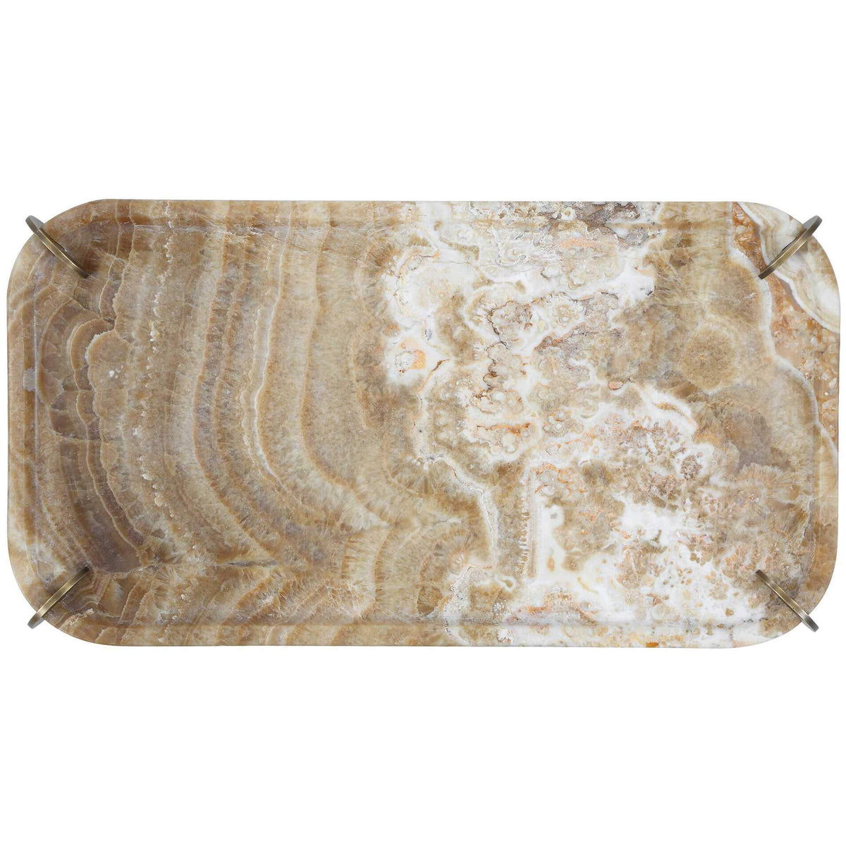Golden Coin Tray Uttermost