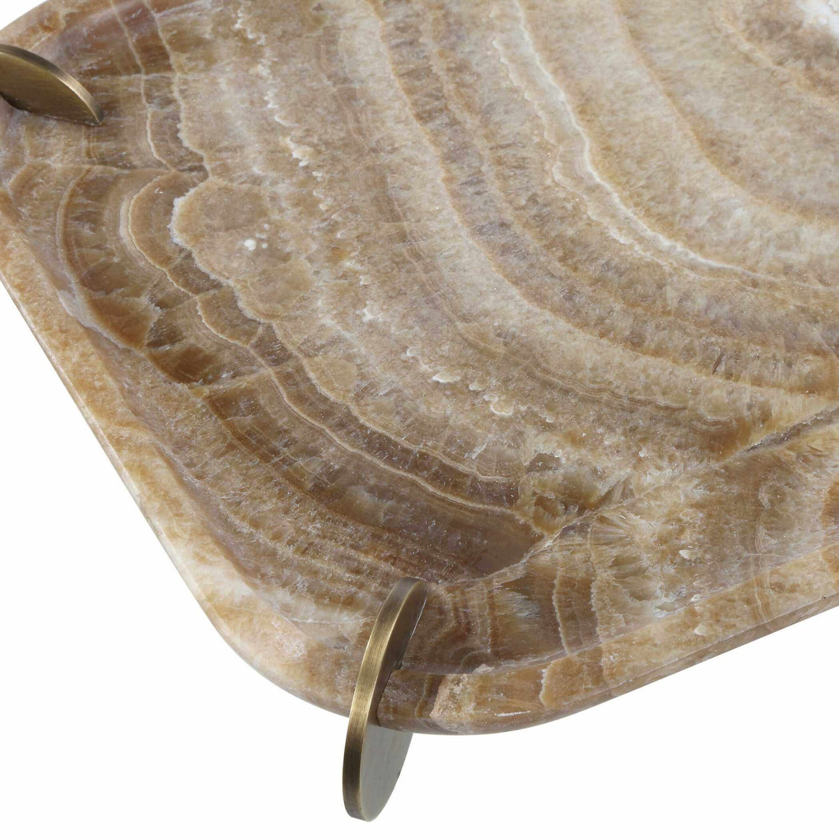 Golden Coin Tray Uttermost