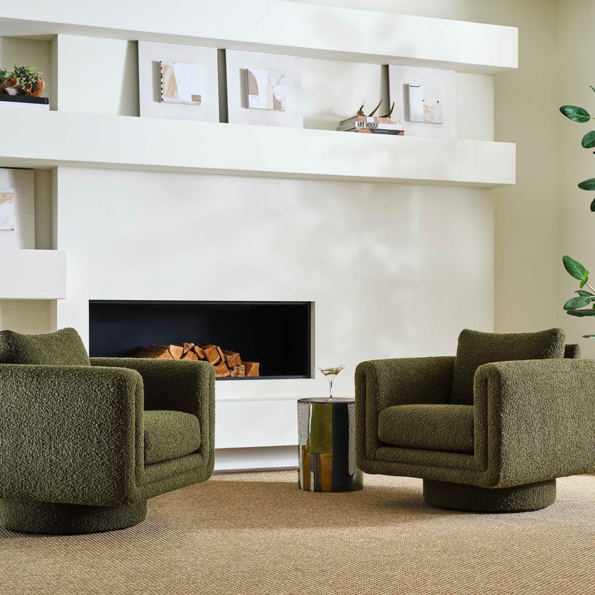 Graph Green Stool by Uttermost