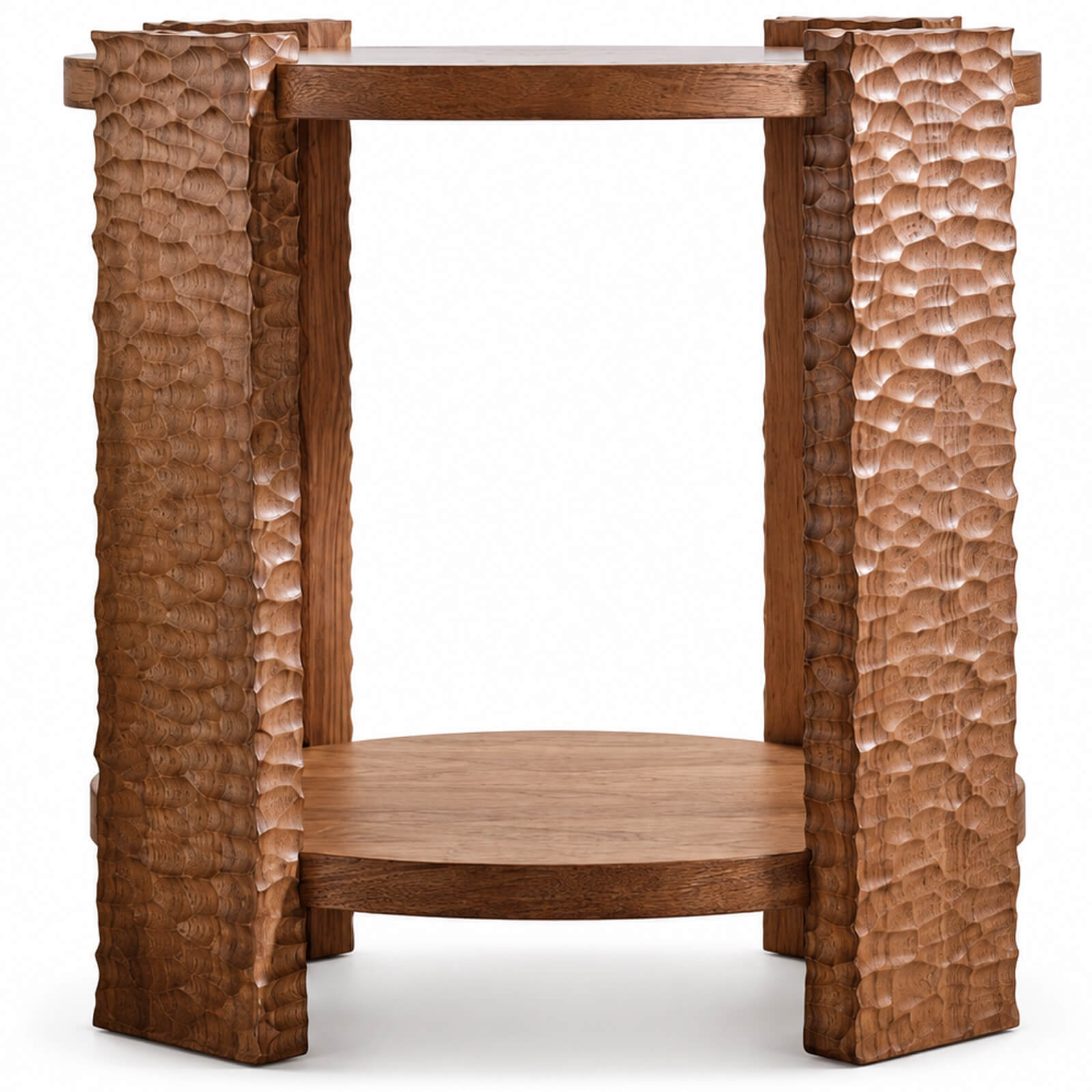Hewned Round Side Table by Uttermost