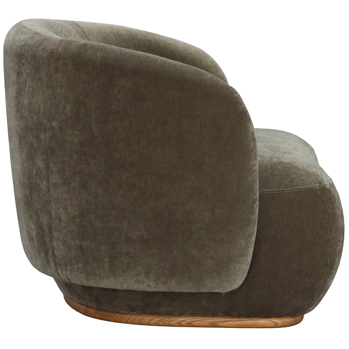 Heythrop Swivel Chair in Moss Keiichi