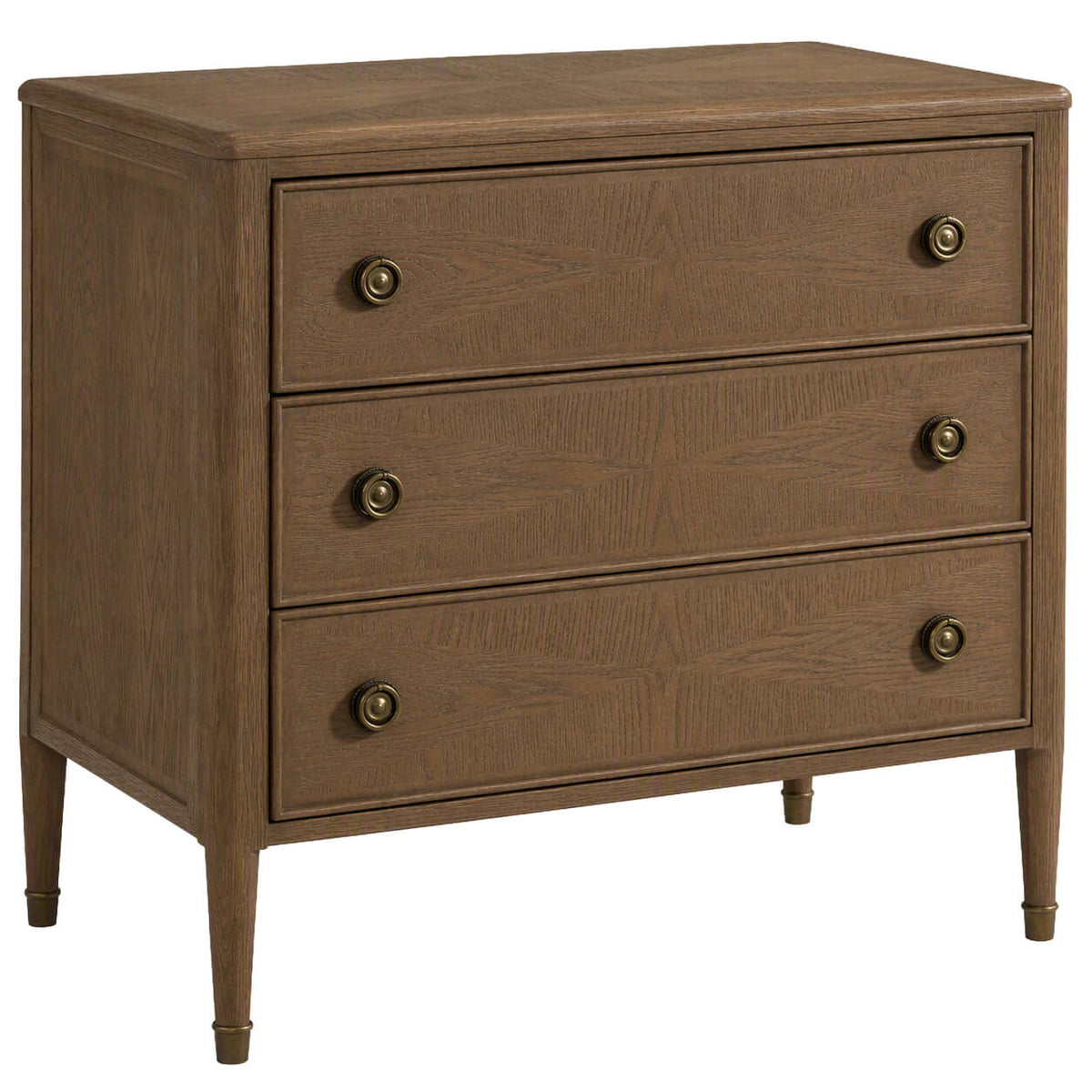 Hillcrest Bedside Table in Tobacco by Theodore Alexander