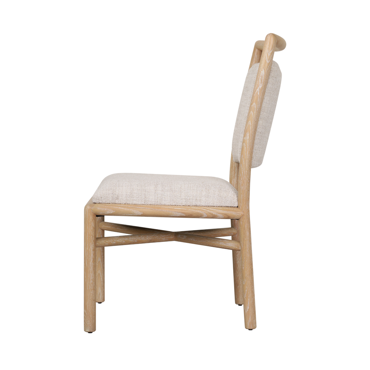 Montauk Upholstered Dining Side Chair in Light by Theodore Alexander