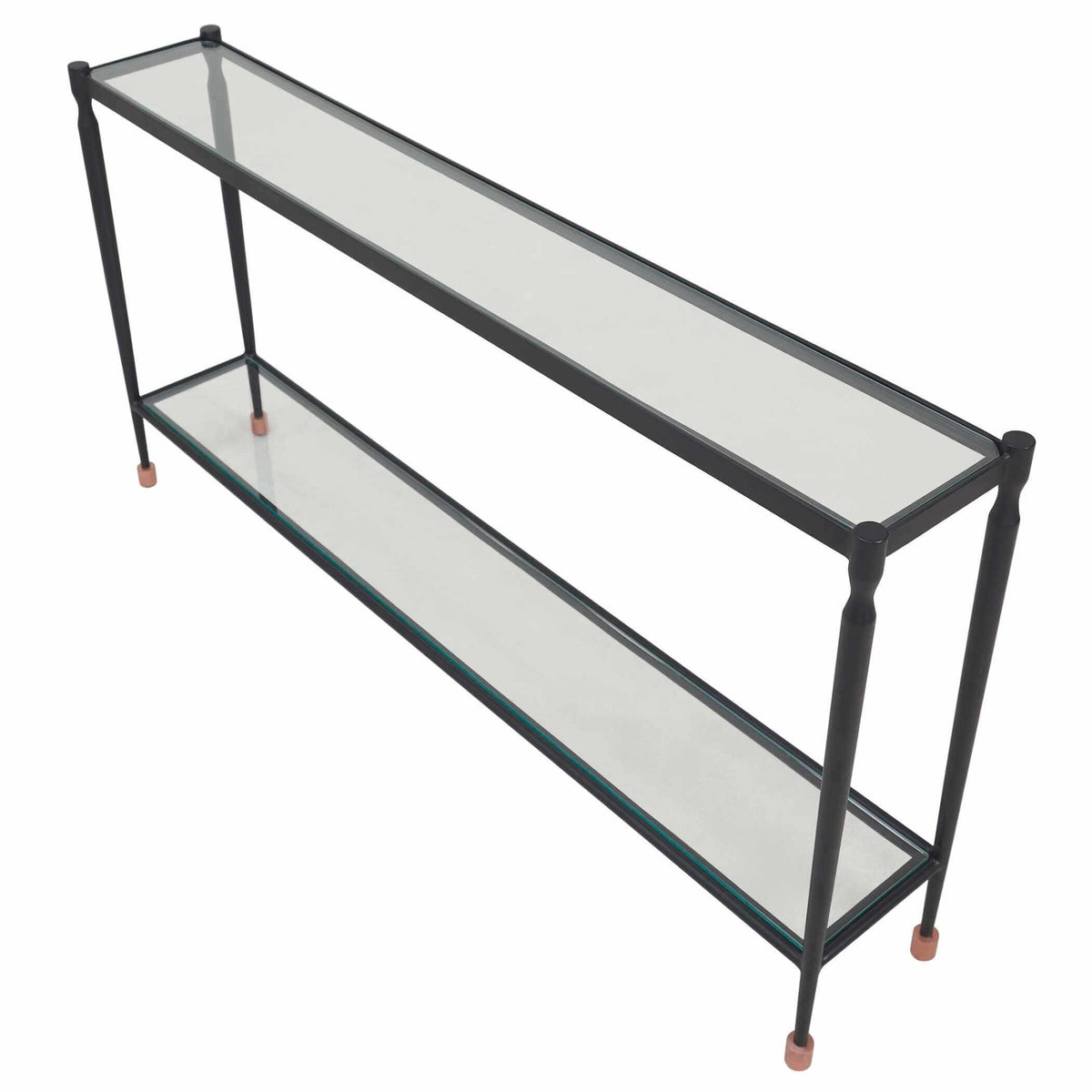 Javana Glass / Iron Console Table Uttermost