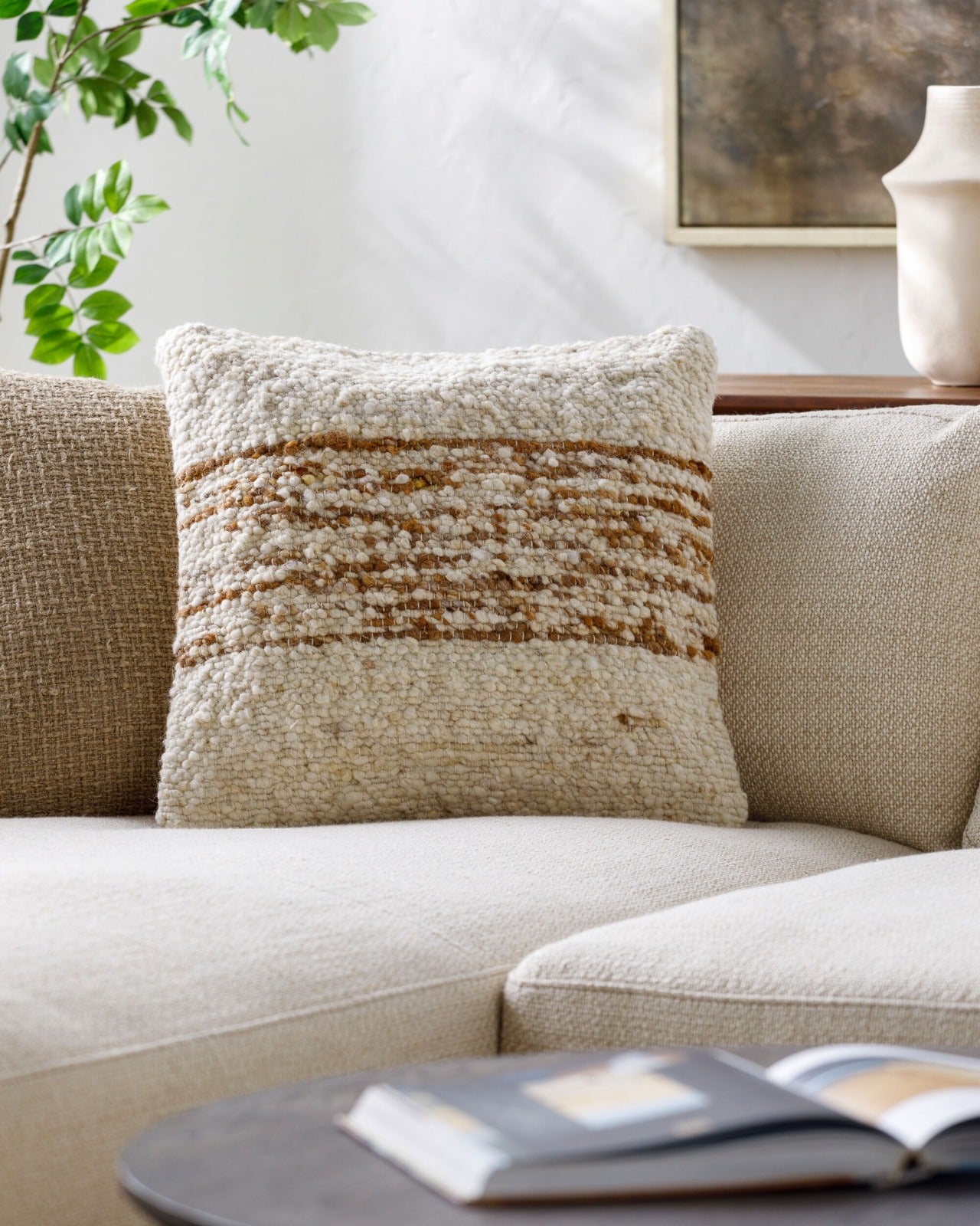 Jupiter Woven Cushion by Keiichi