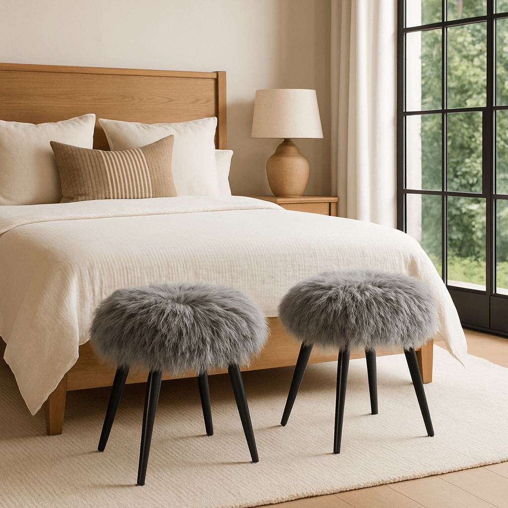 Baaarb Stool in Grey by Keiichi