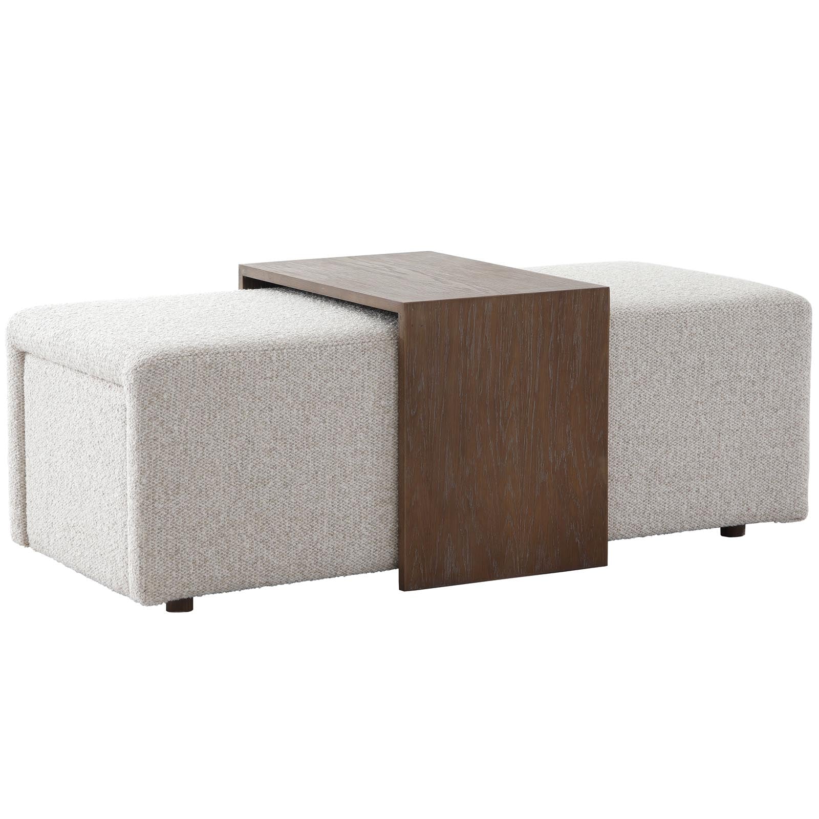 Campden Ottoman in Natural by Keiichi