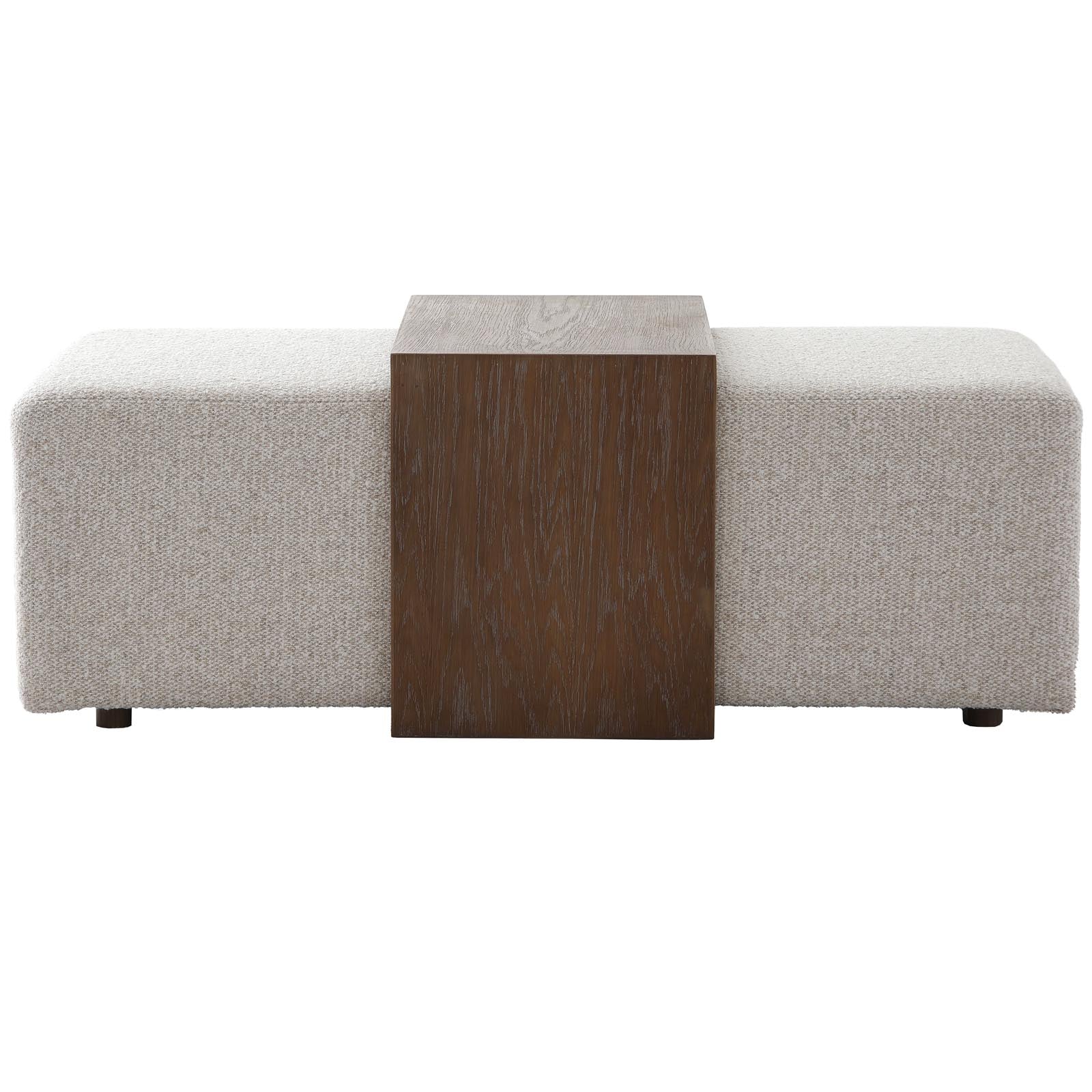 Campden Ottoman in Natural by Keiichi
