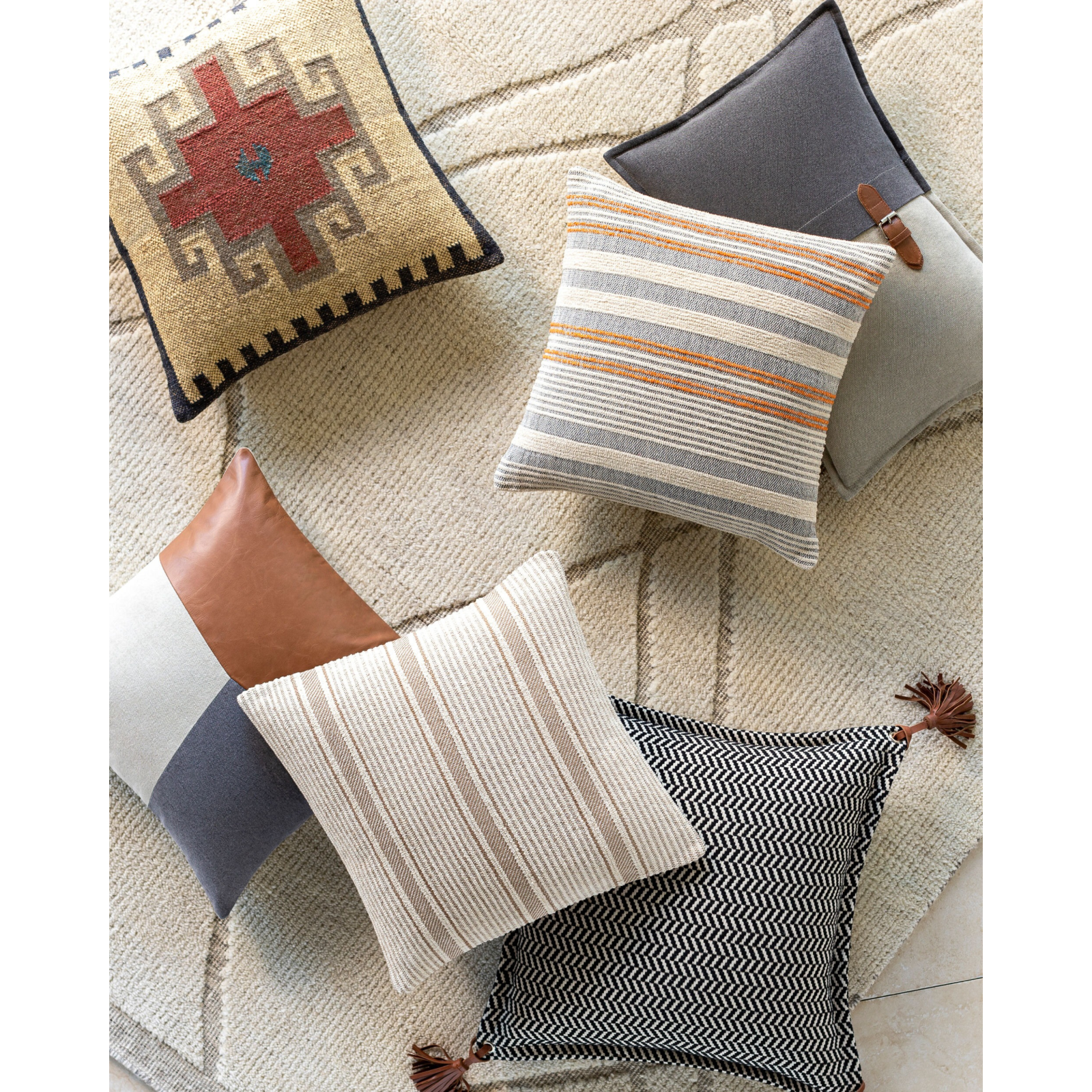 Gada Hand Woven Cushion by Keiichi