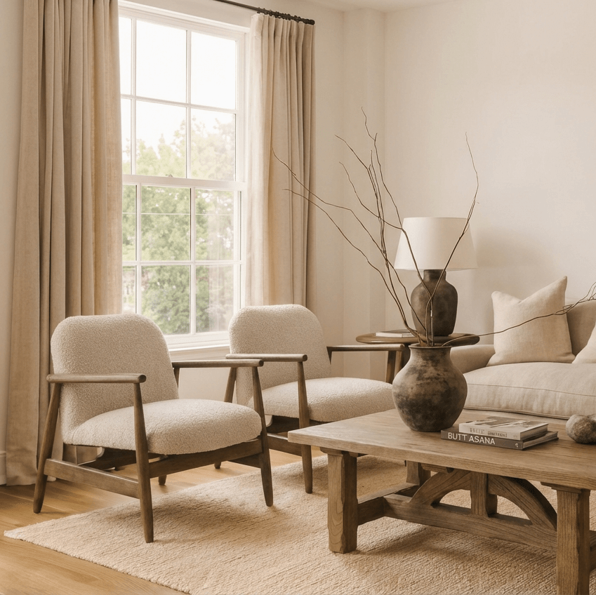 Ilmington Accent Chair in Natural by Keiichi