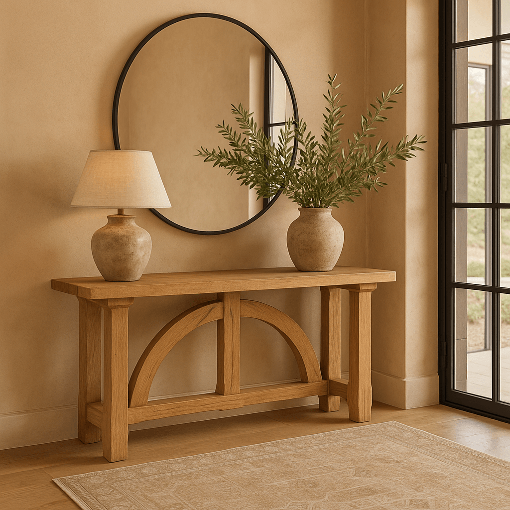 Ironbridge Solid Oak Console Table by Keiichi