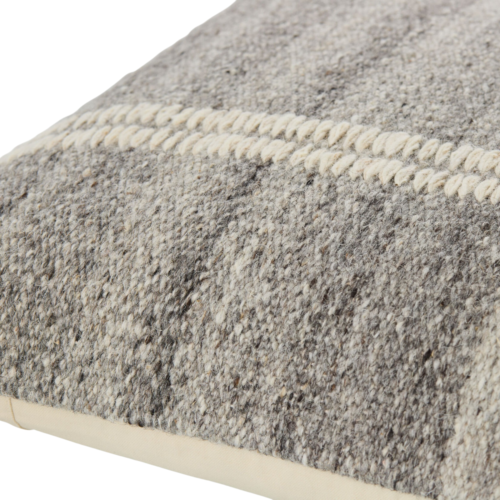 Jundah Woven Cushion in Grey Keiichi